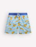 Swim Shorts-Multi Banana Stripe
