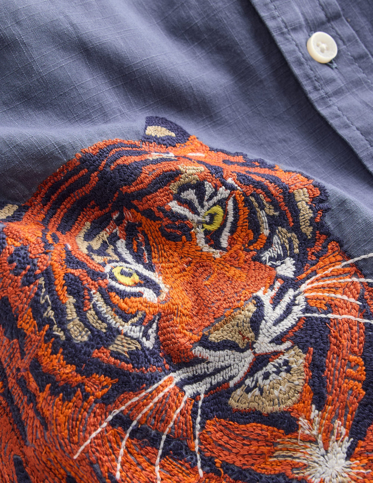 Superstitch Shirt-Vintage Indigo Tiger - Image 3