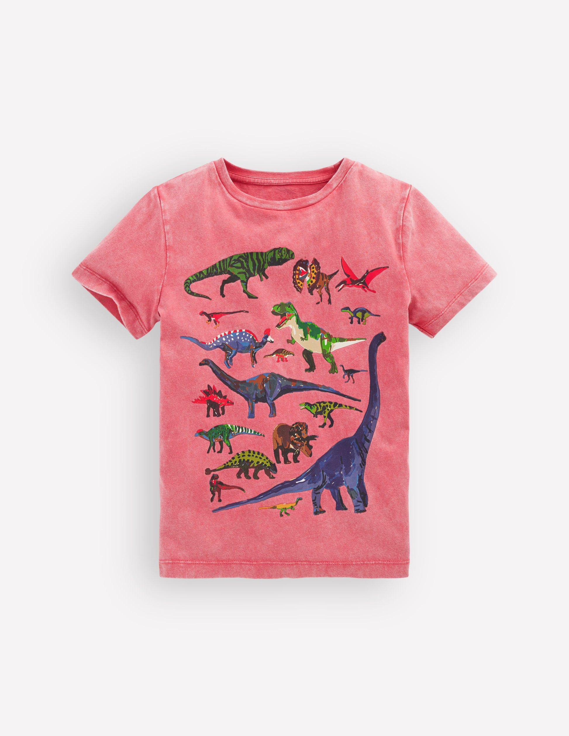Educational T-shirt-Red Dino-2