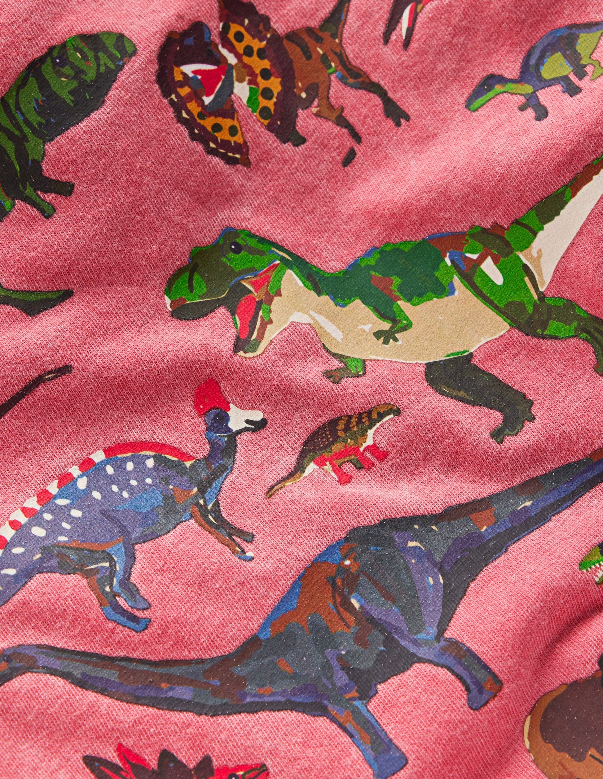 Educational T-shirt-Red Dino-4
