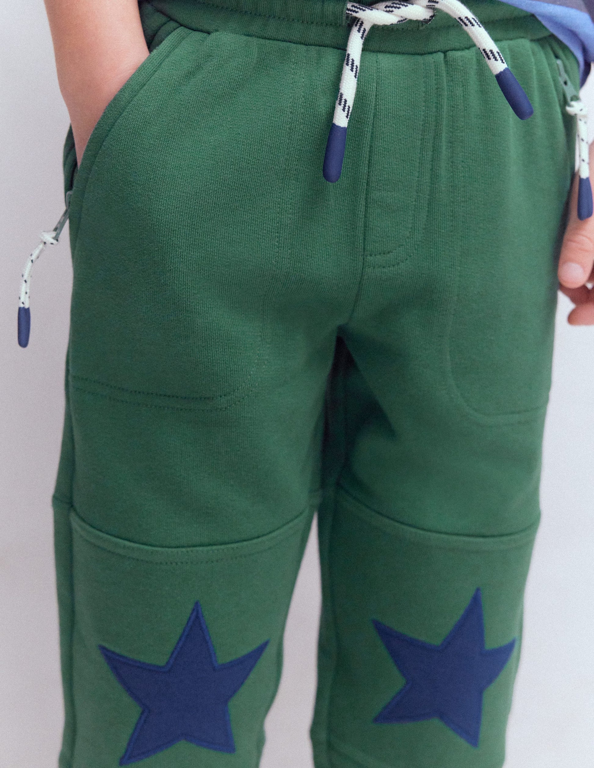 Warrior Knee Joggers-Blue Spruce Star Knee-2