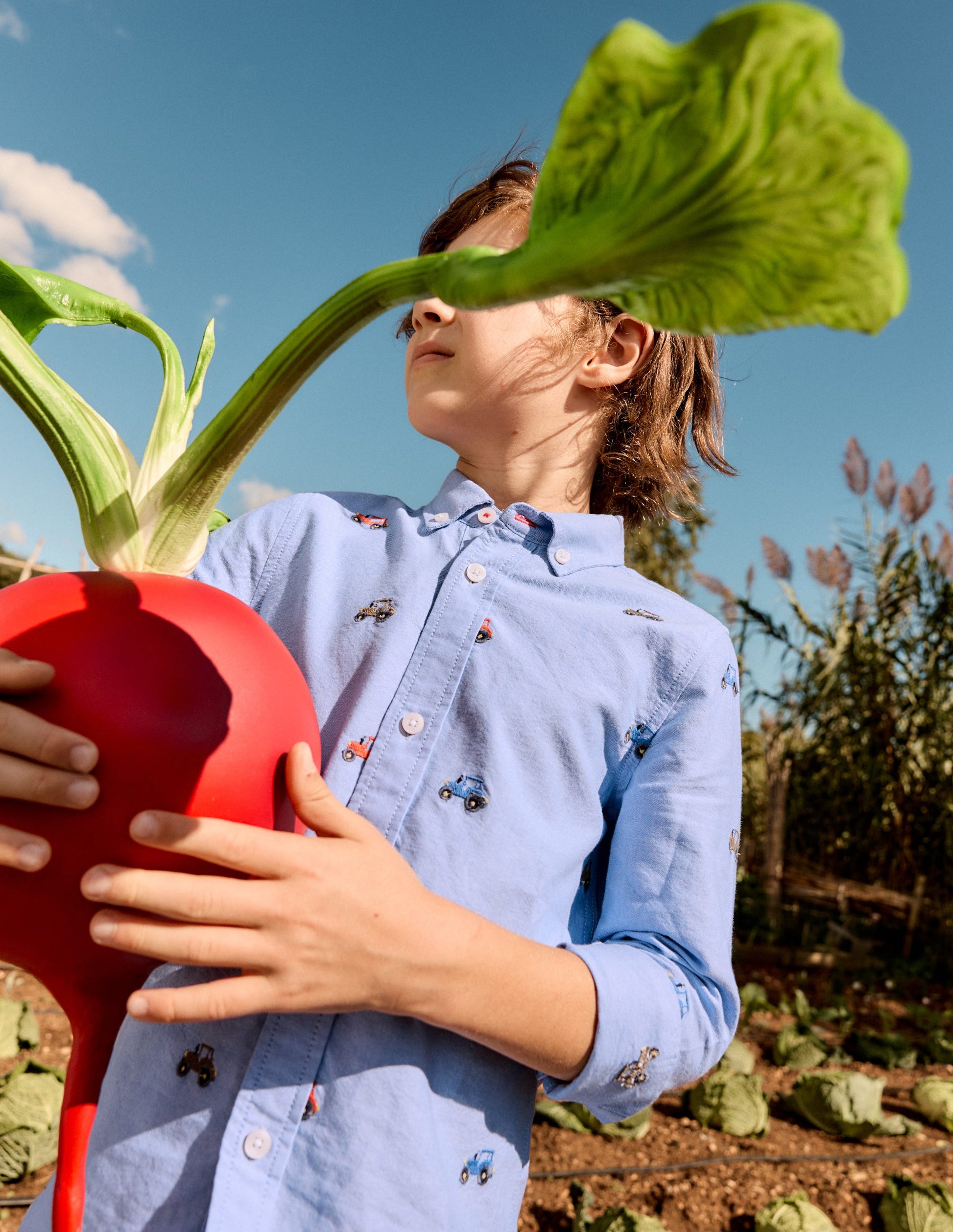 Embroidered Shirt-Oxford Tractors-1