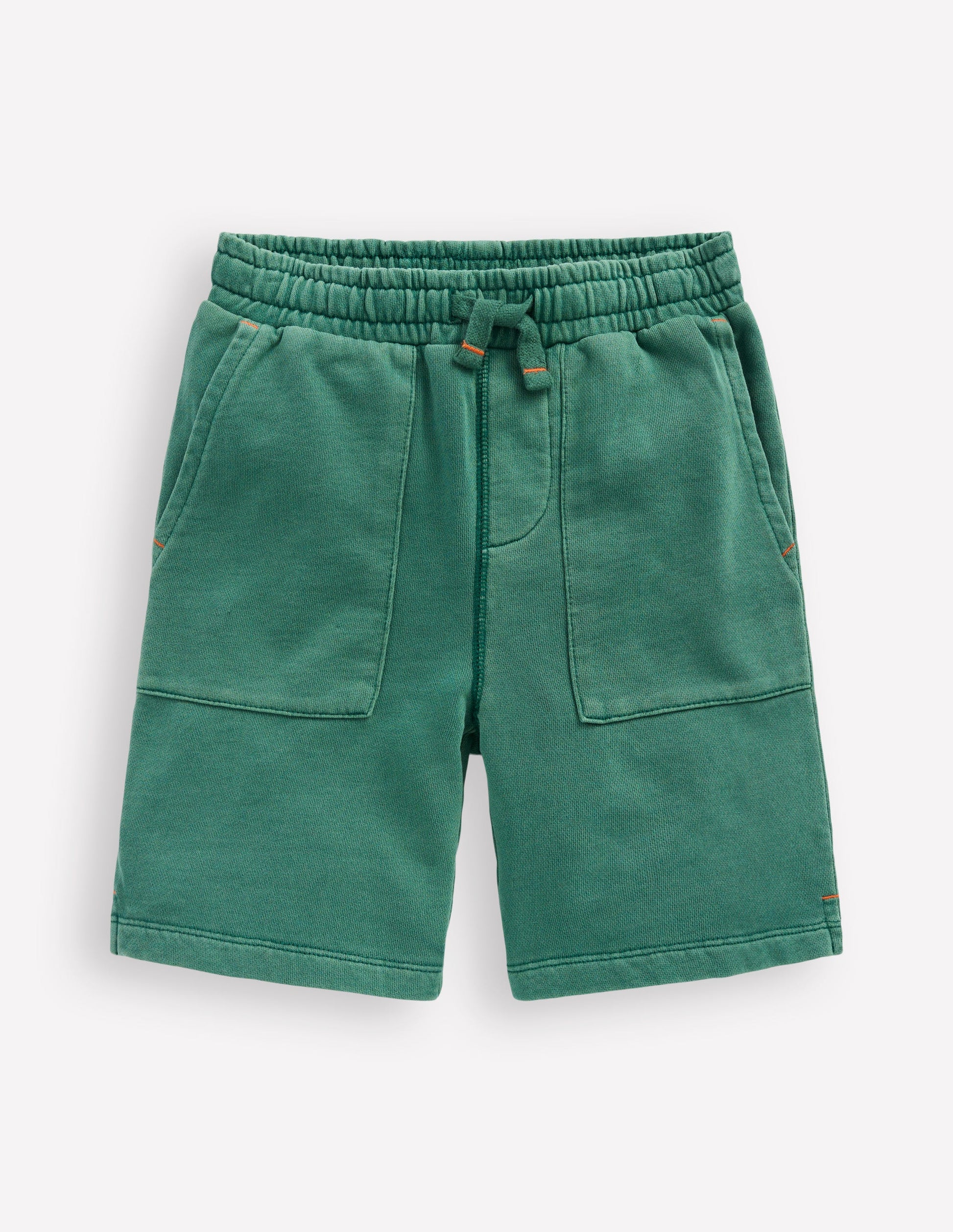 Garment Dye Shorts-Spruce Green-1