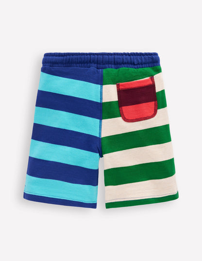 Printed Shorts-Hotch Stripe-3