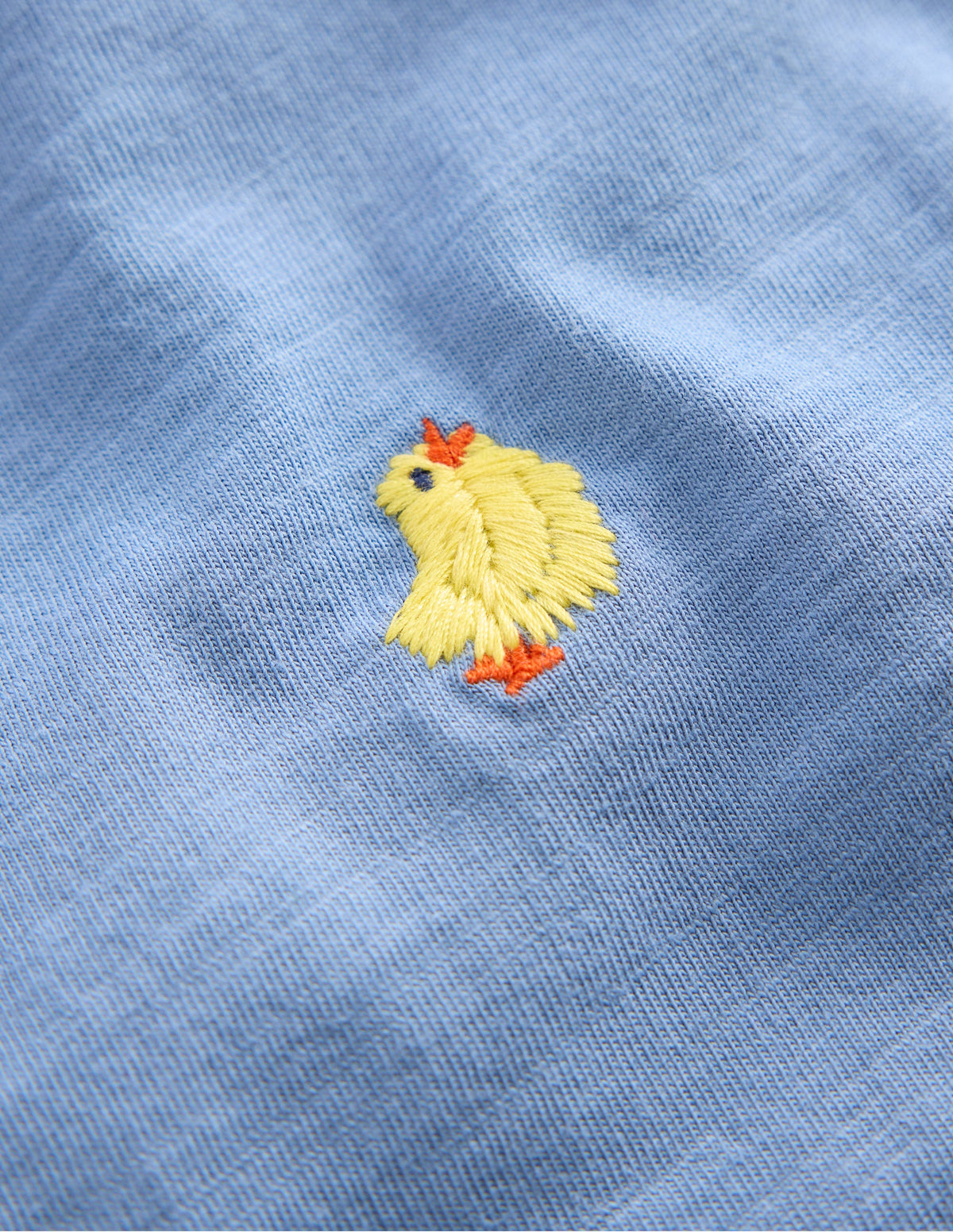 Embroidered Slub Polo Shirt-Chicks - Image 3