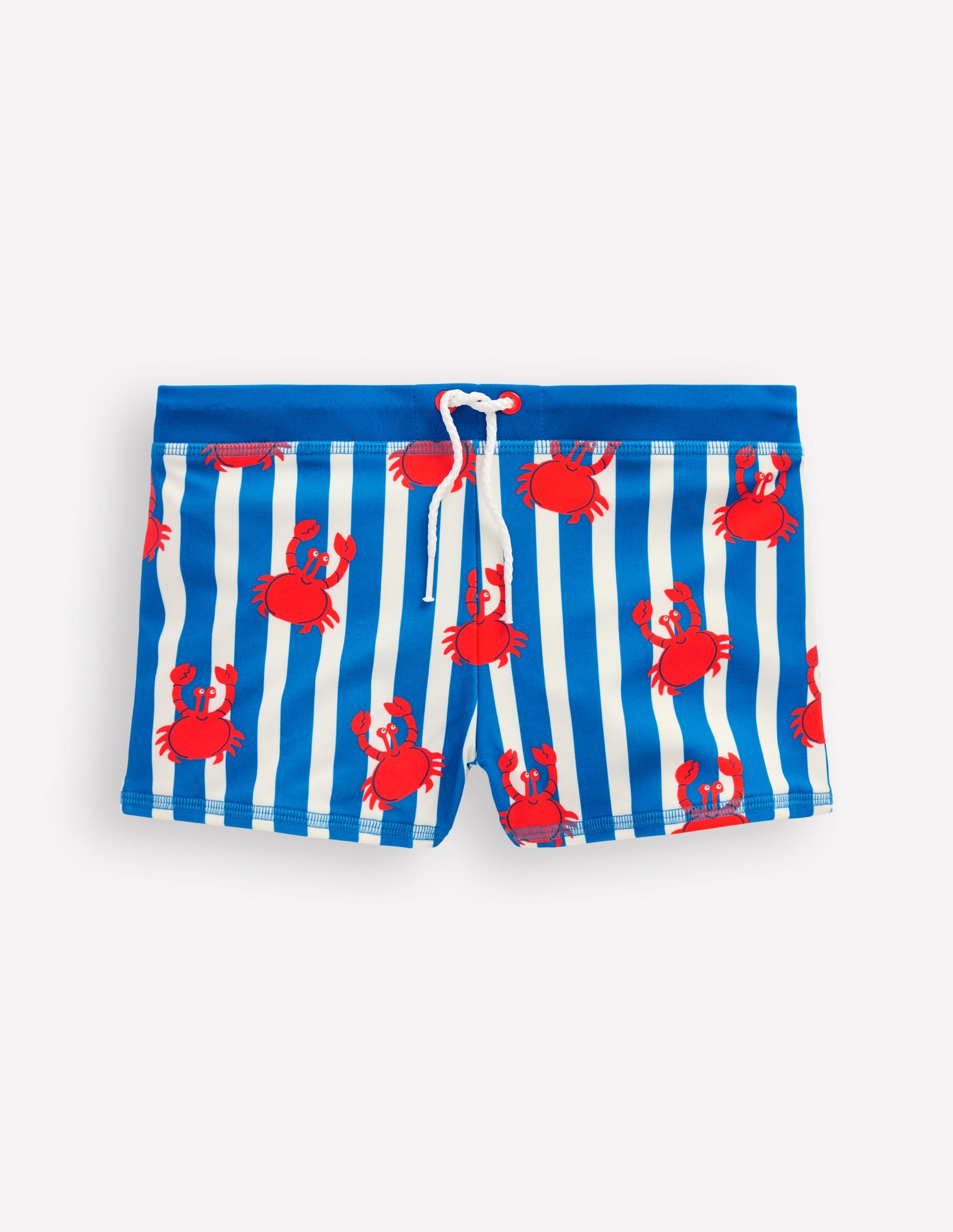 Swim Trunks-Soft Ivory Crab-1