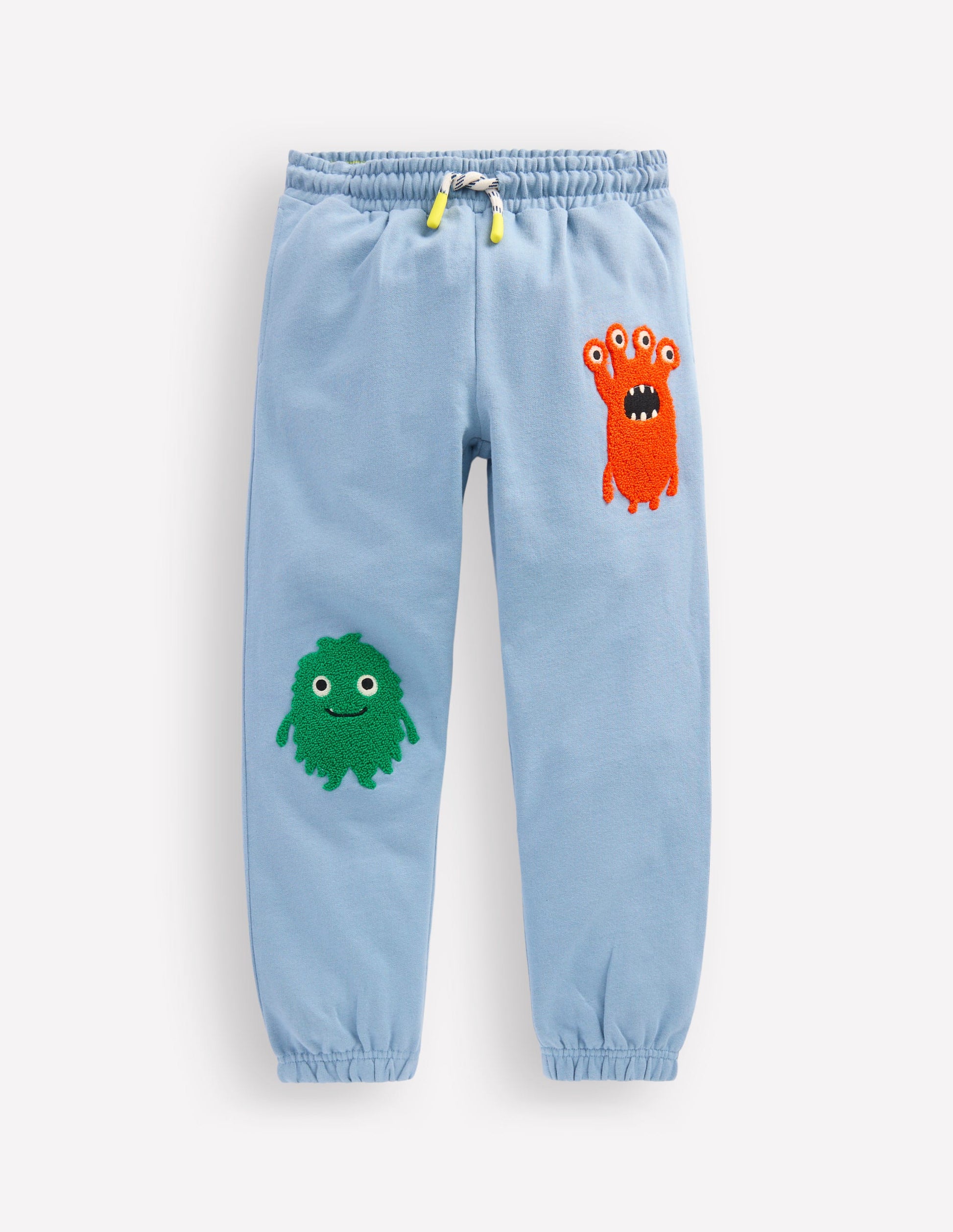 Fun Sweatpants-French Blue Monster Applique-4