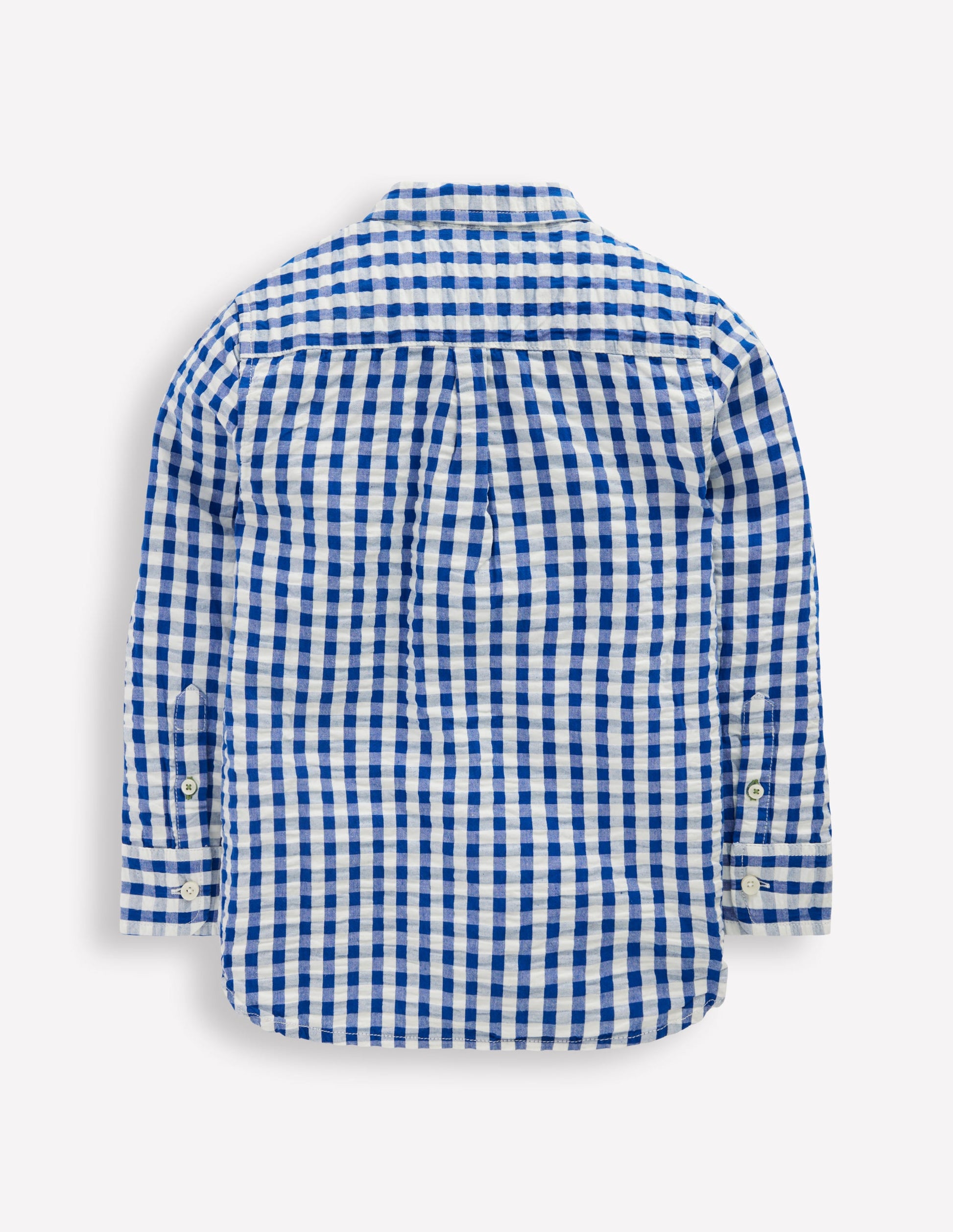 Cotton Shirt-Blue Gingham-3