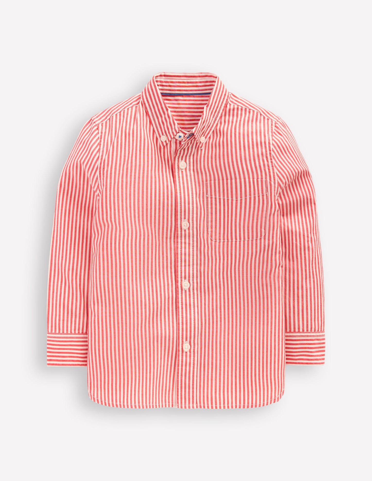 Cotton Shirt-Red Ticking
