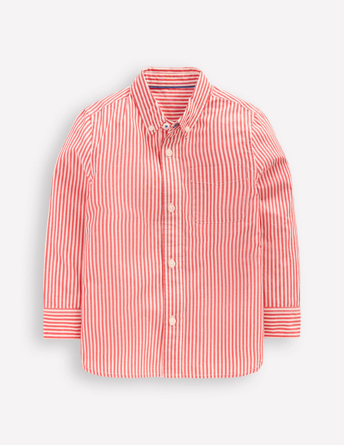 Cotton Shirt-Red Ticking - Image 4