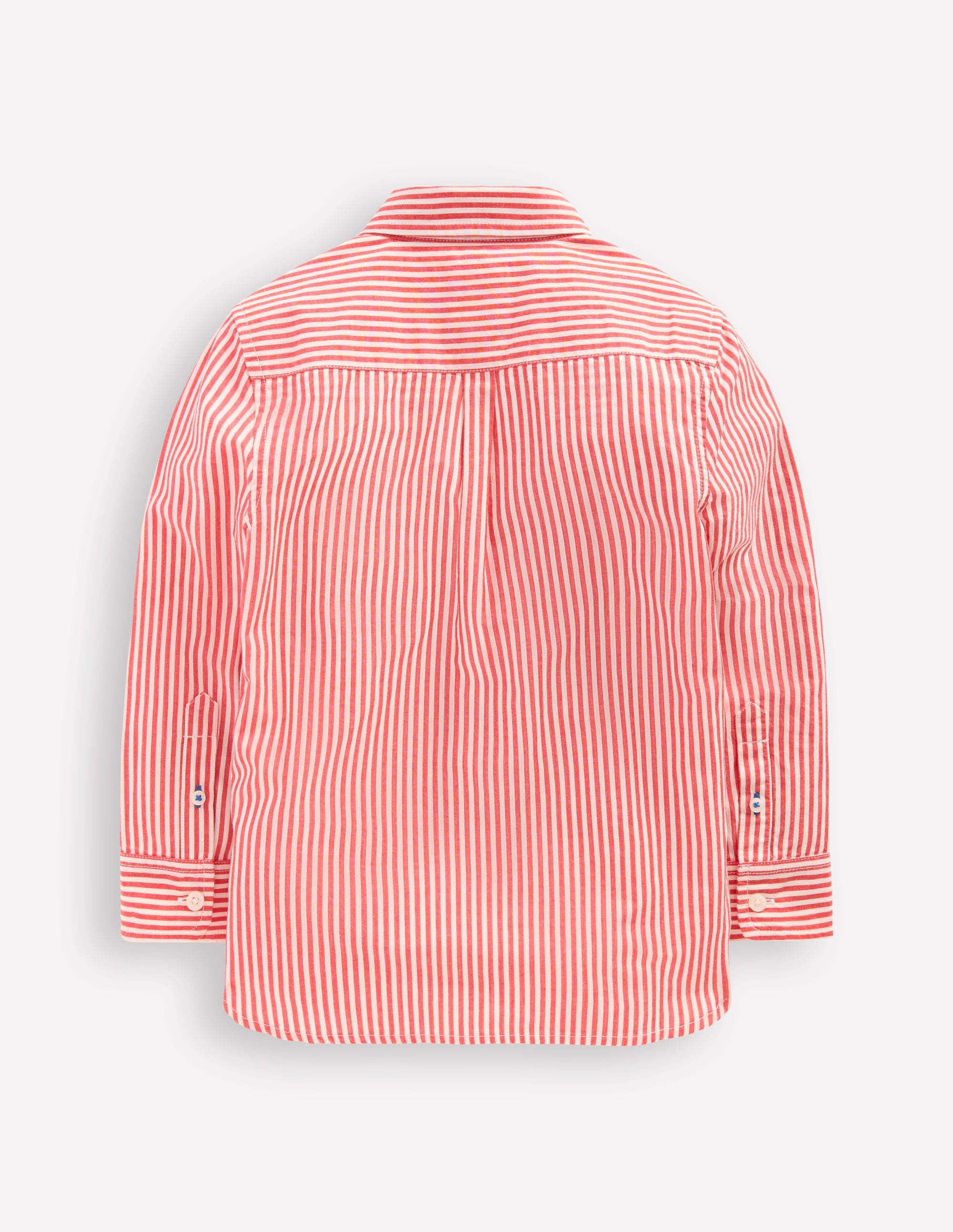 Cotton Shirt-Red Ticking - Image 5