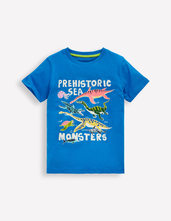 Glow-In-The-Dark T-shirt-Prehistoric Sea Monsters
