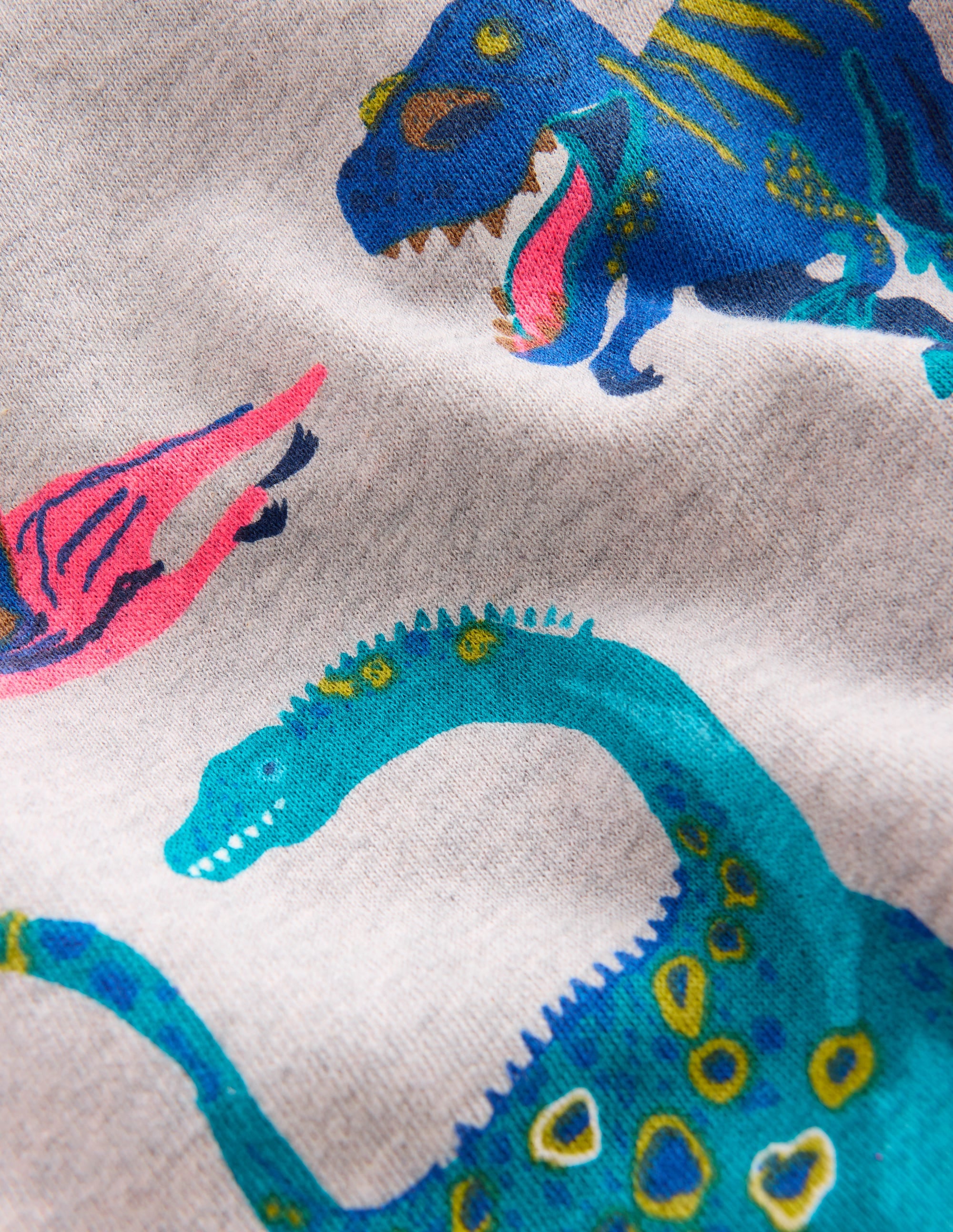 Everyday Printed Sweatshirt-Grey Dinos - Image 3