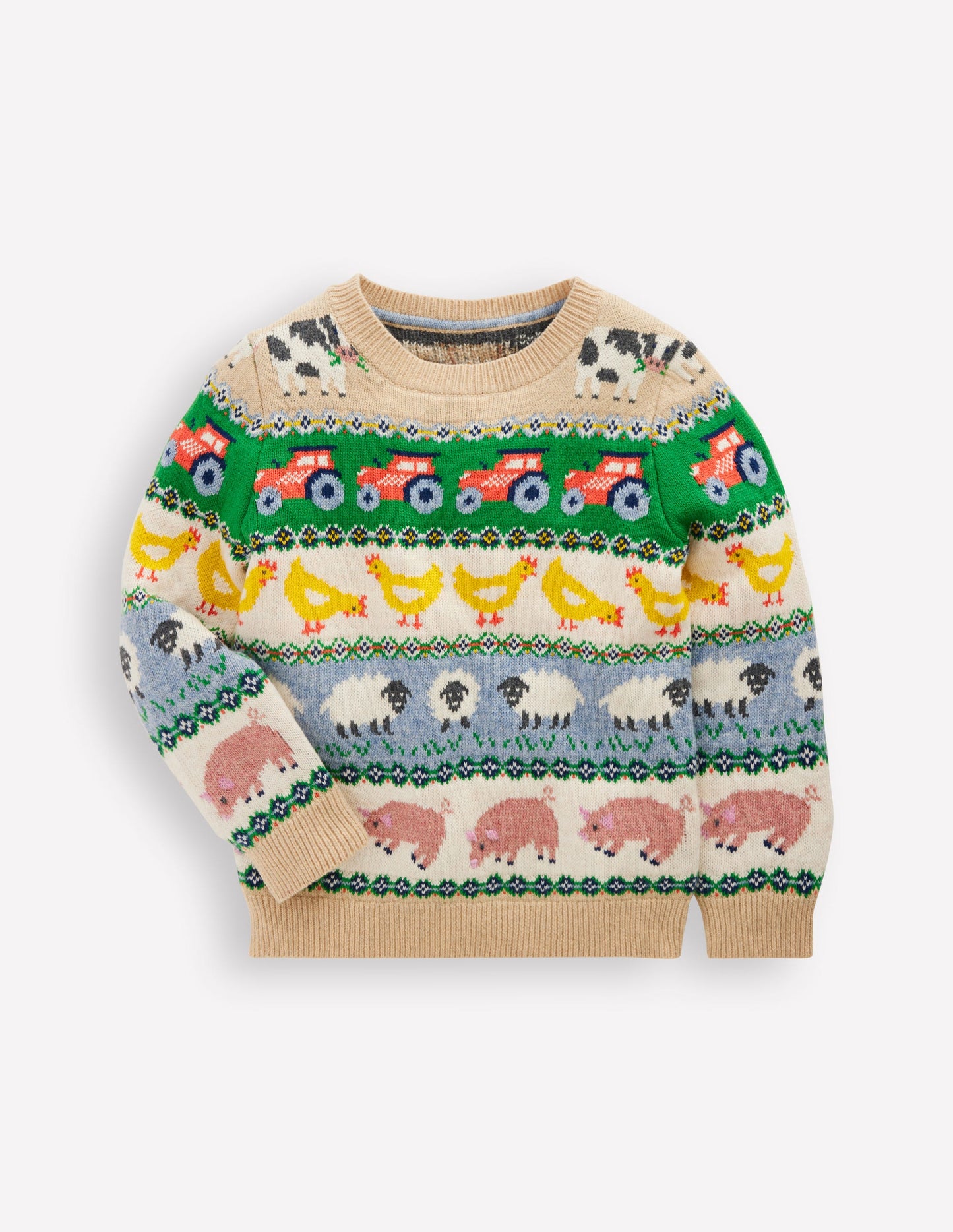 Fair Isle Jumper-Farm Animals