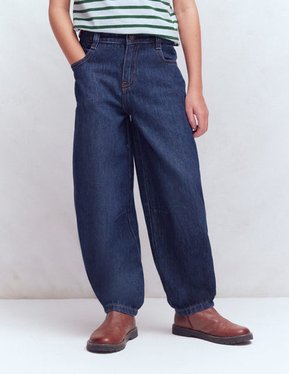 Barrel Jeans-Mid Wash-6