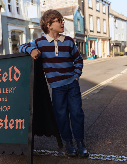 Barrel Jeans-Mid Wash-1