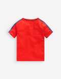 Rainbow Raglan T-shirt-VERMILLION ORANGE