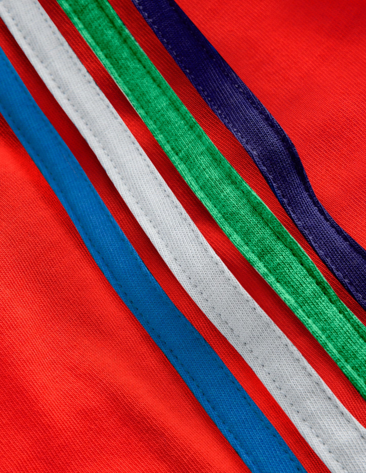 Rainbow Raglan T-shirt-VERMILLION ORANGE