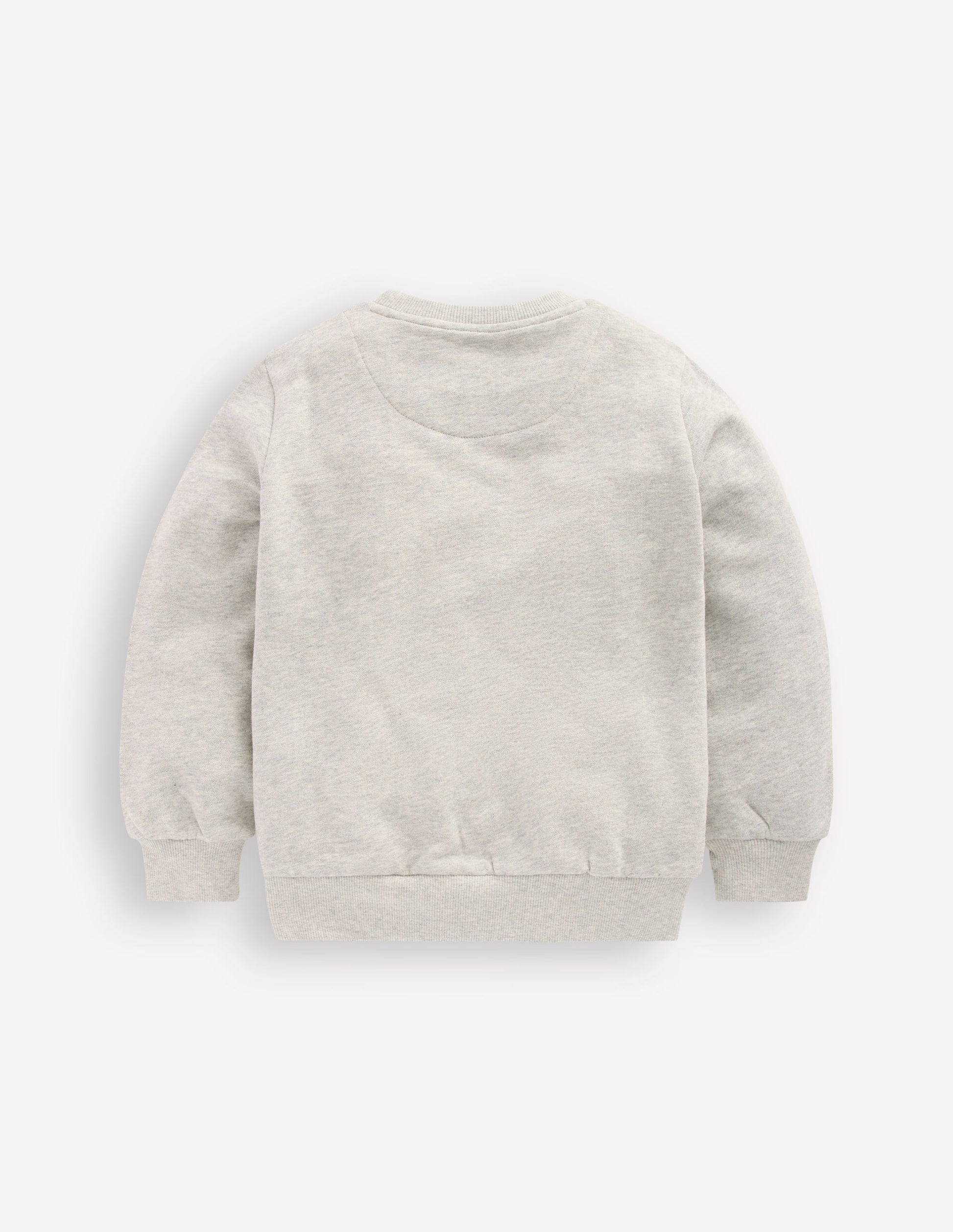 Badge Sweatshirt-GREY MARL-7