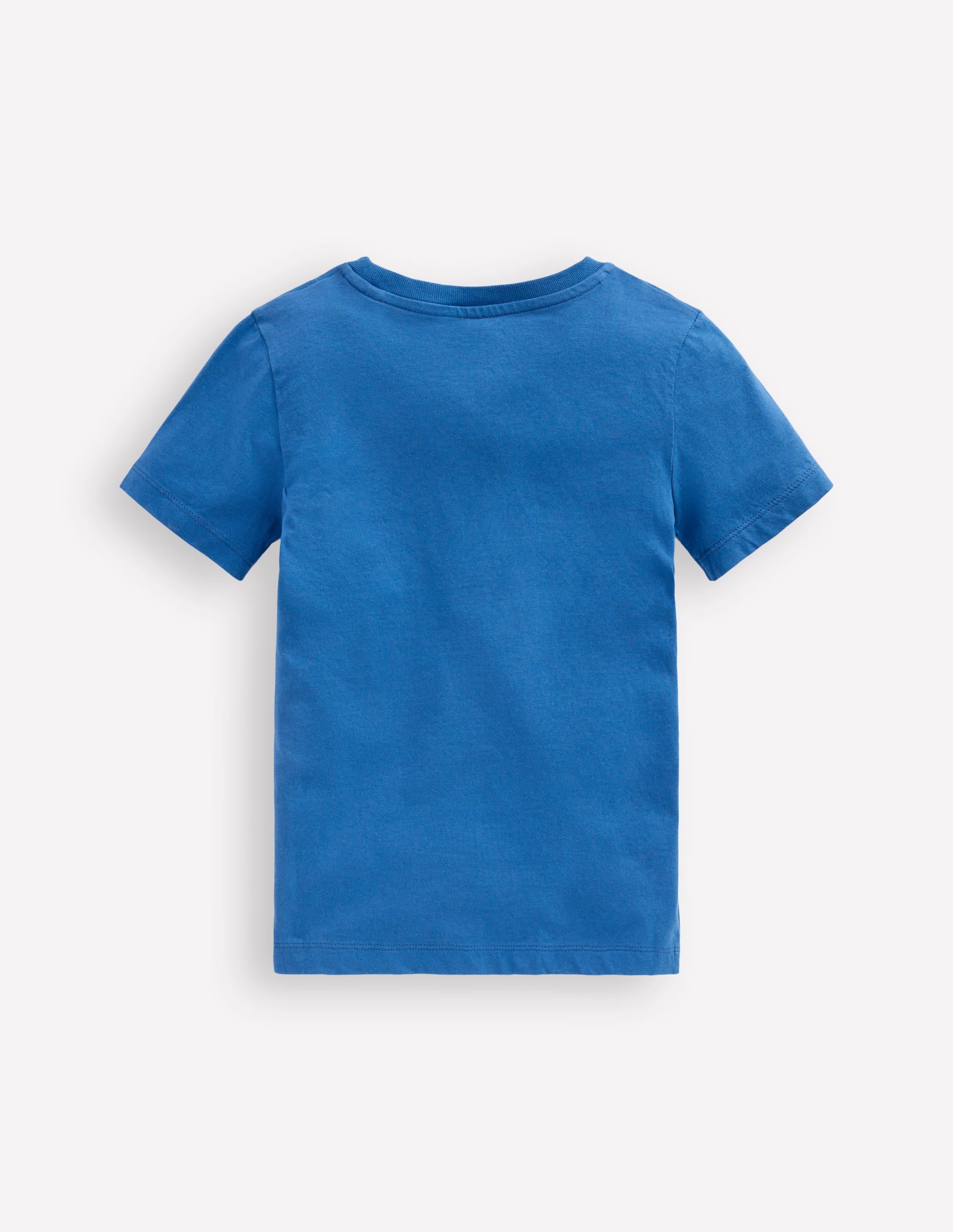 Short Sleeve Fun Appliqué Tee-Bluejay Shark - Image 2