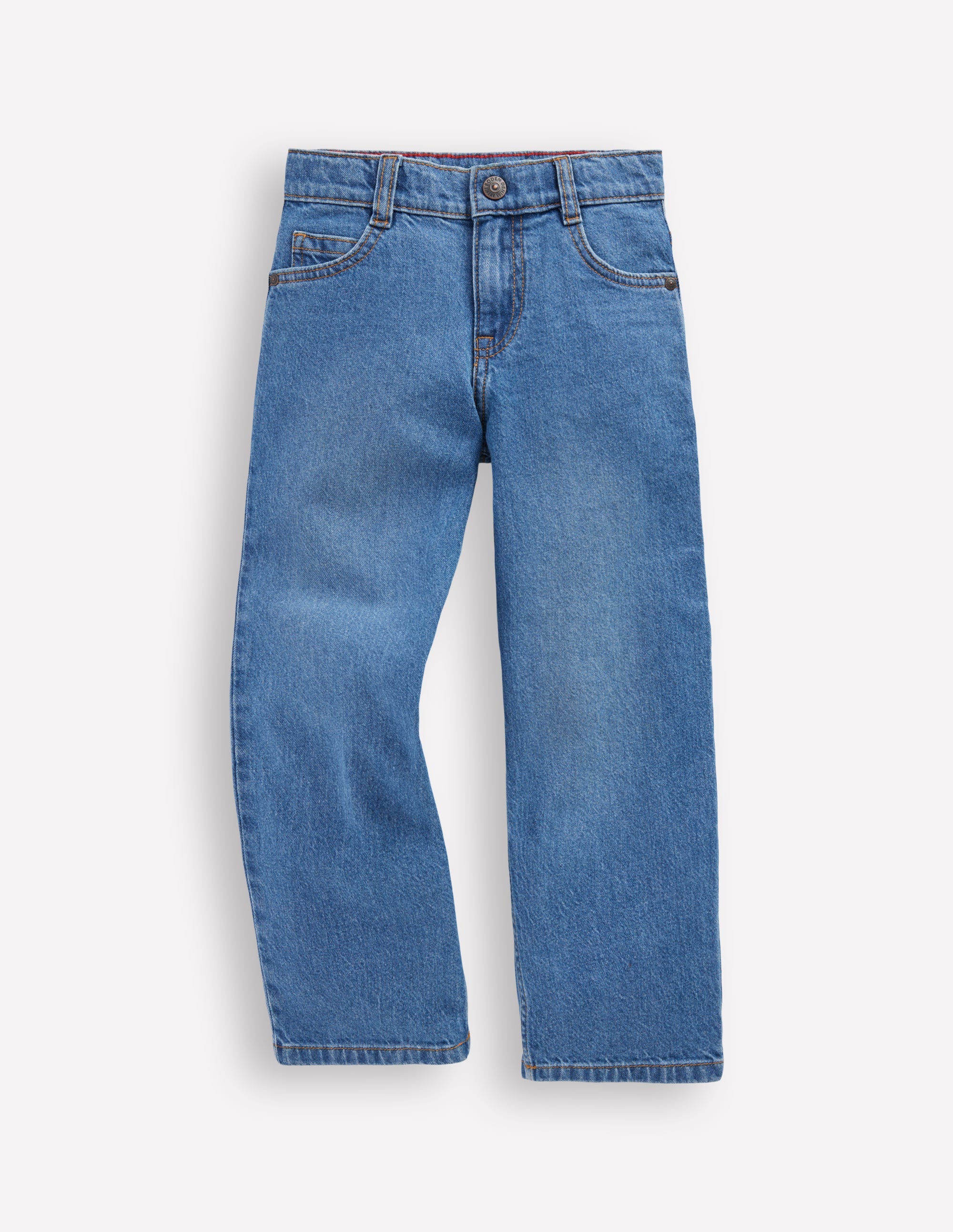 Relaxed Straight Jeans-Mid Wash - Image 6