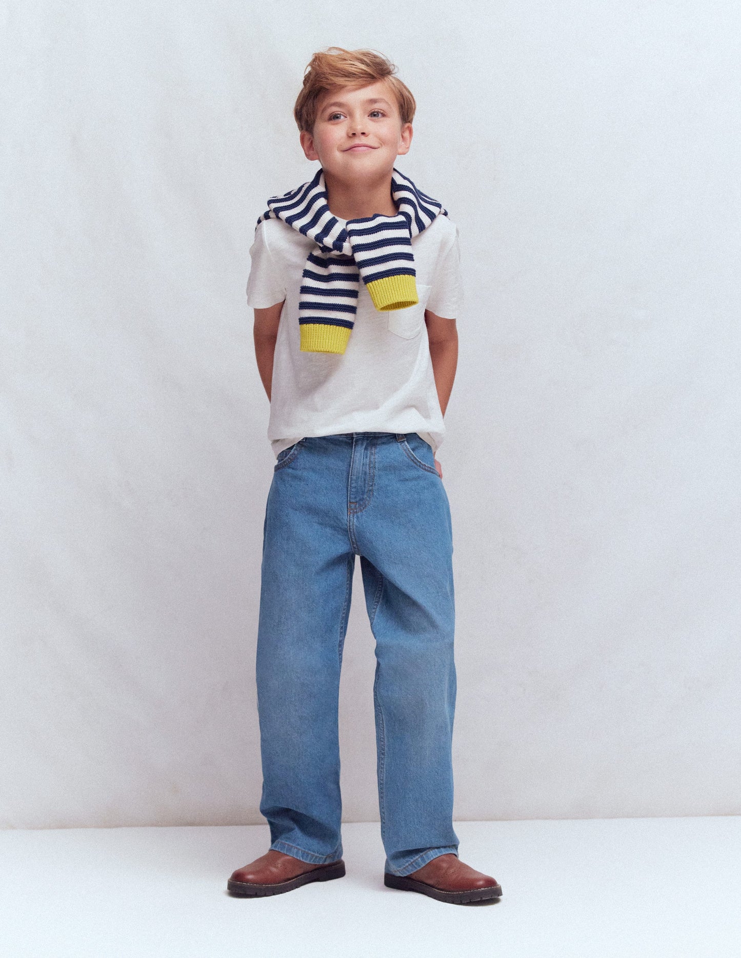 Relaxed Jeans-Mid Wash