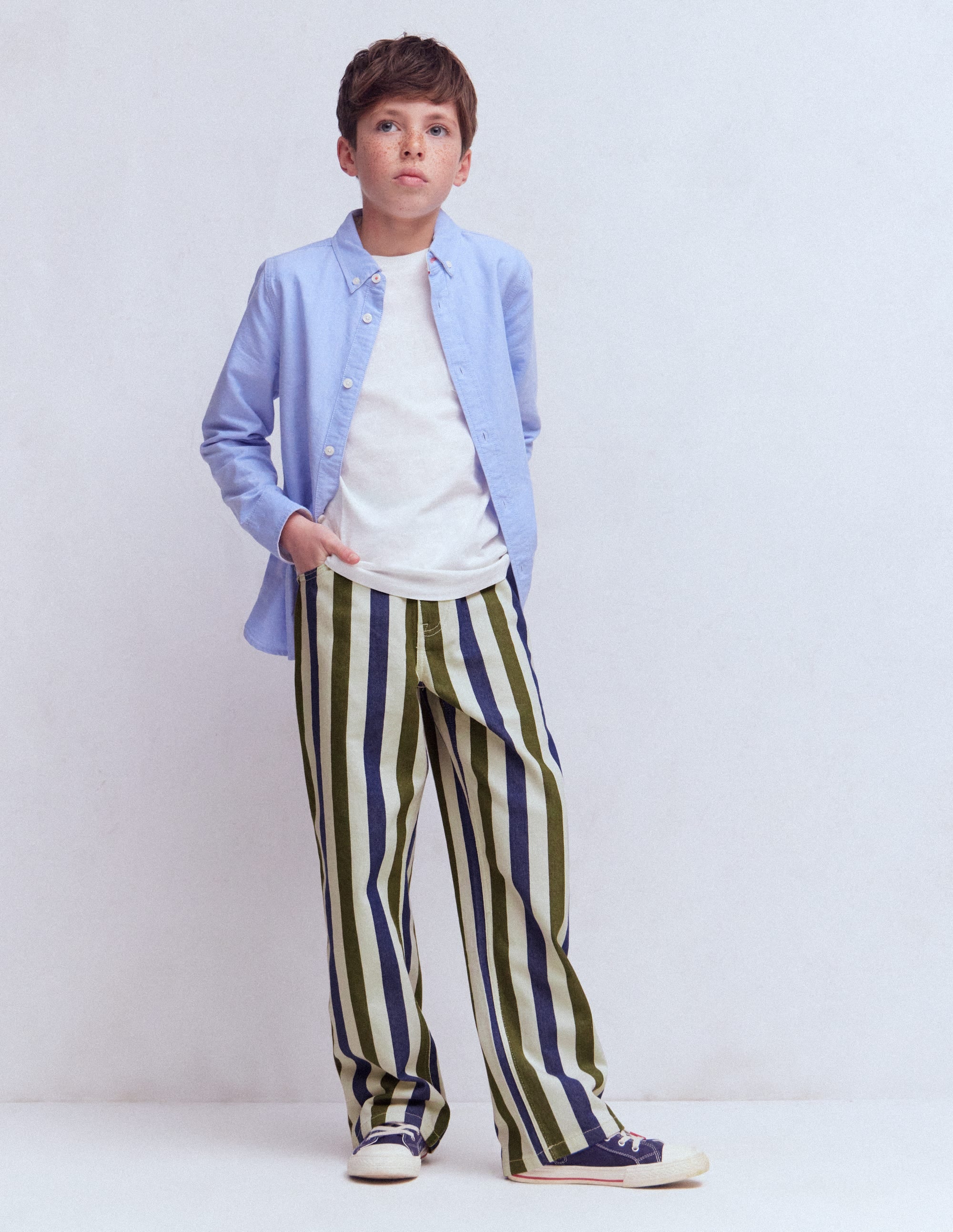 Relaxed Straight Jeans-Surf the Web and Winter Moss - Image 1