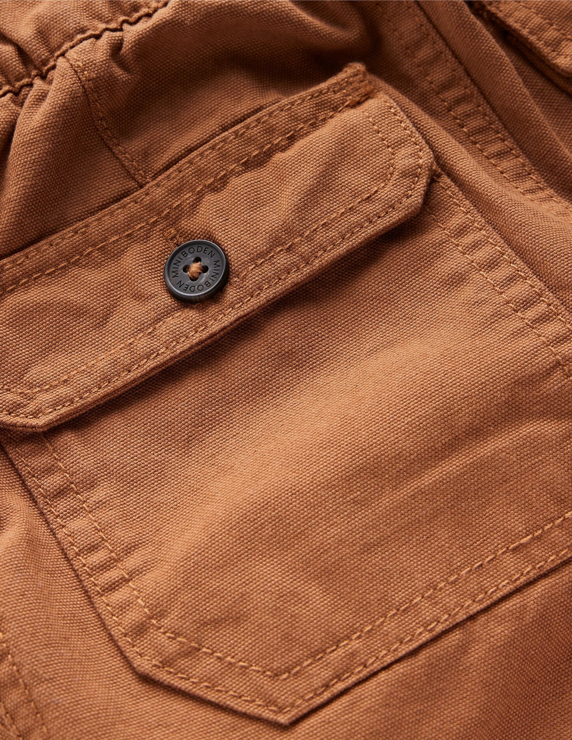 Canvas Carpenter Trousers-Argan Oil - Image 3