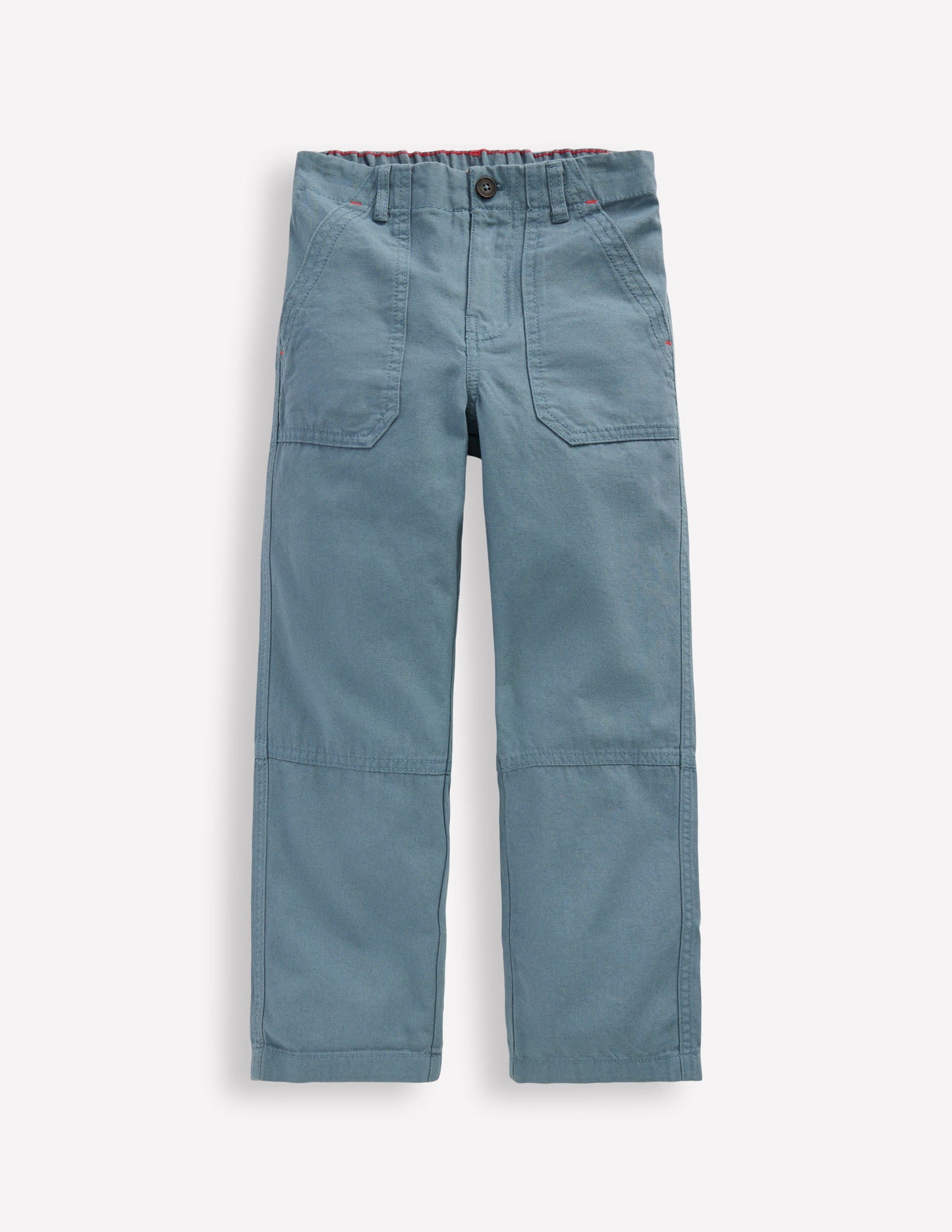 Canvas Carpenter Trousers-Blue Mirage