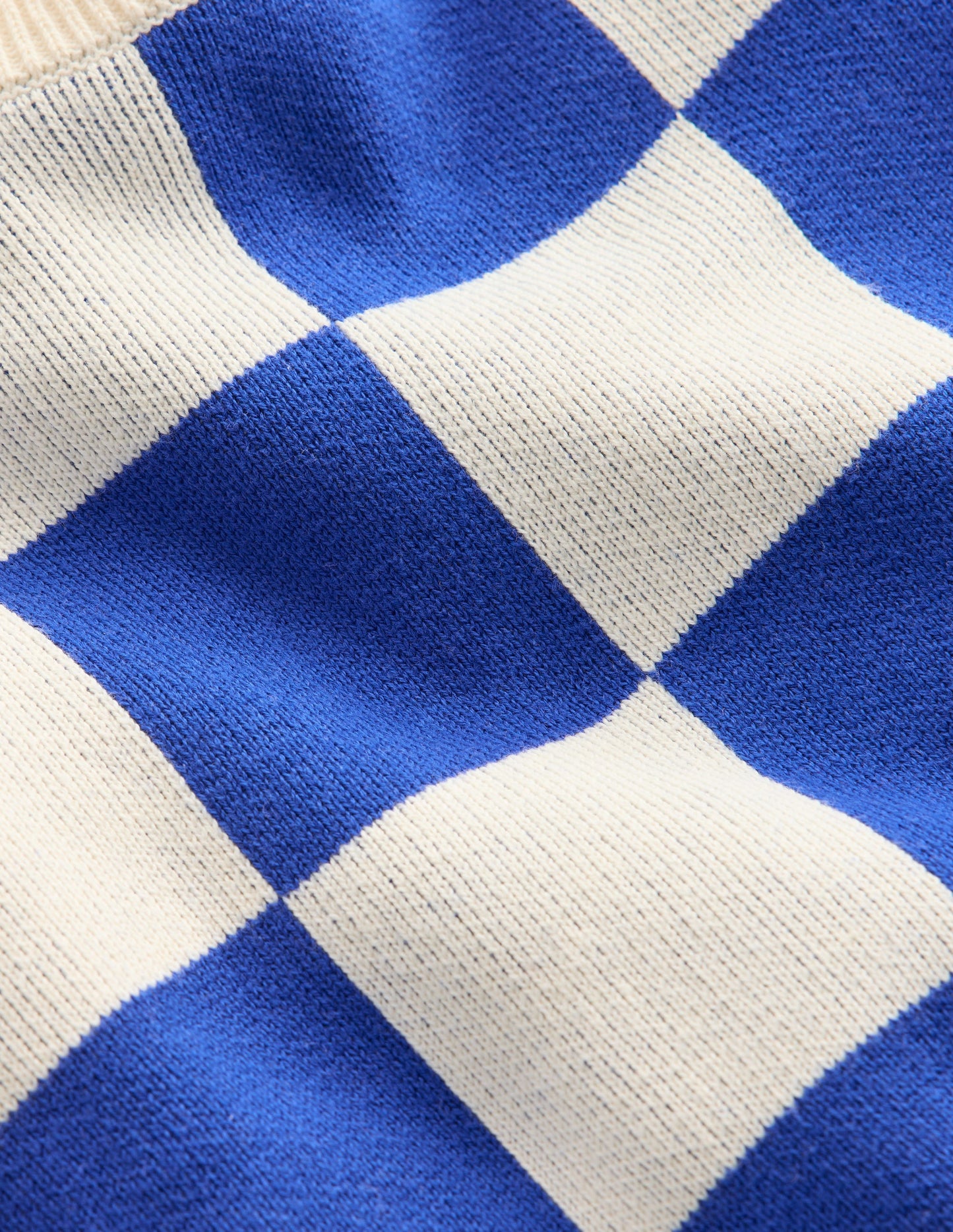 Graphic Sweater-Surf the Web Checkerboard