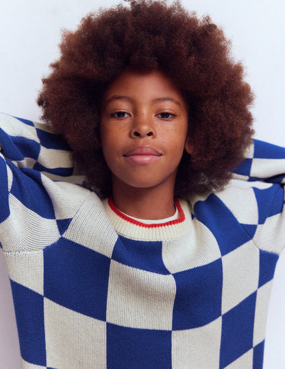 Graphic Sweater-Surf the Web Checkerboard-2