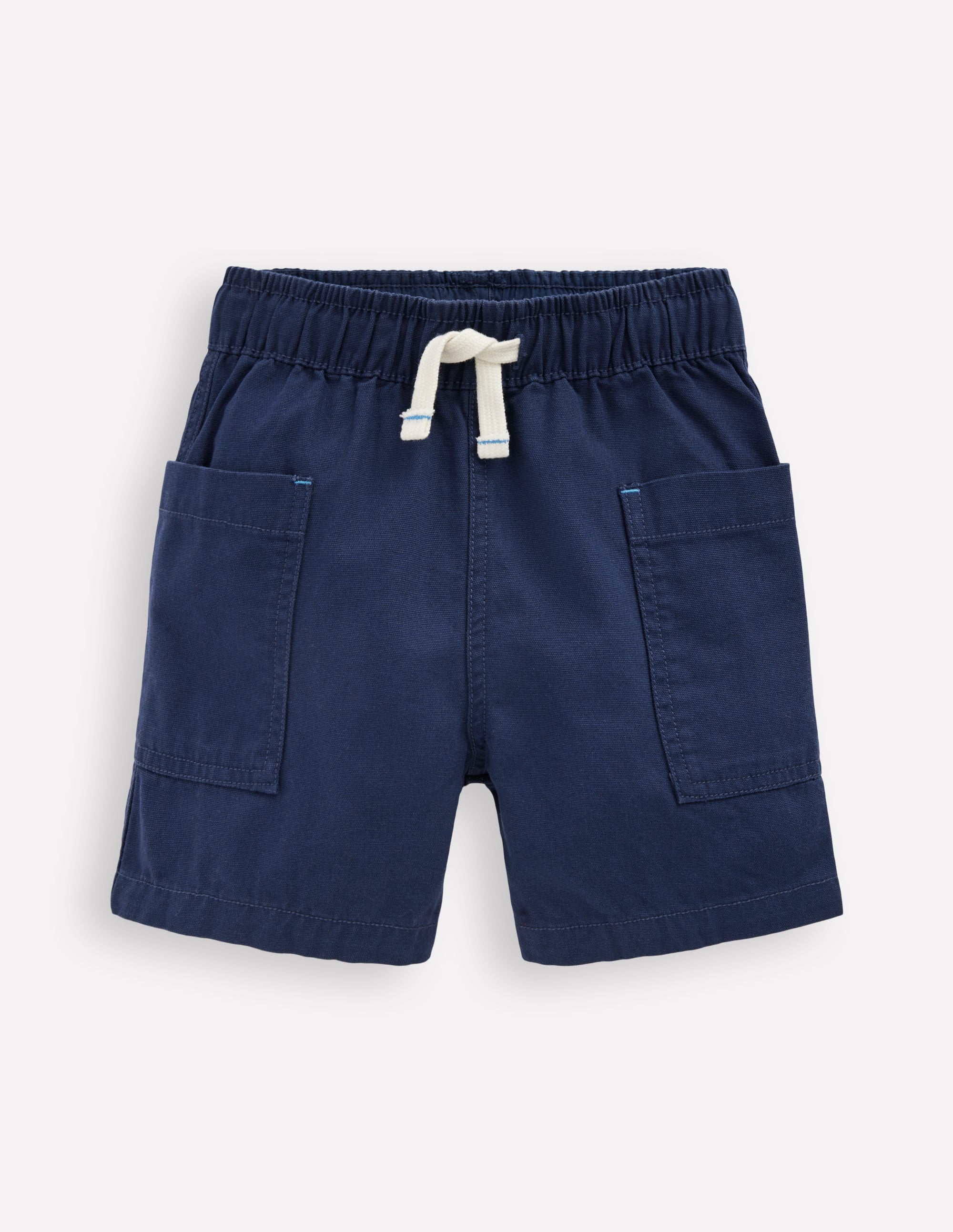Cotton Pocket Shorts-Medieval Blue - Image 1