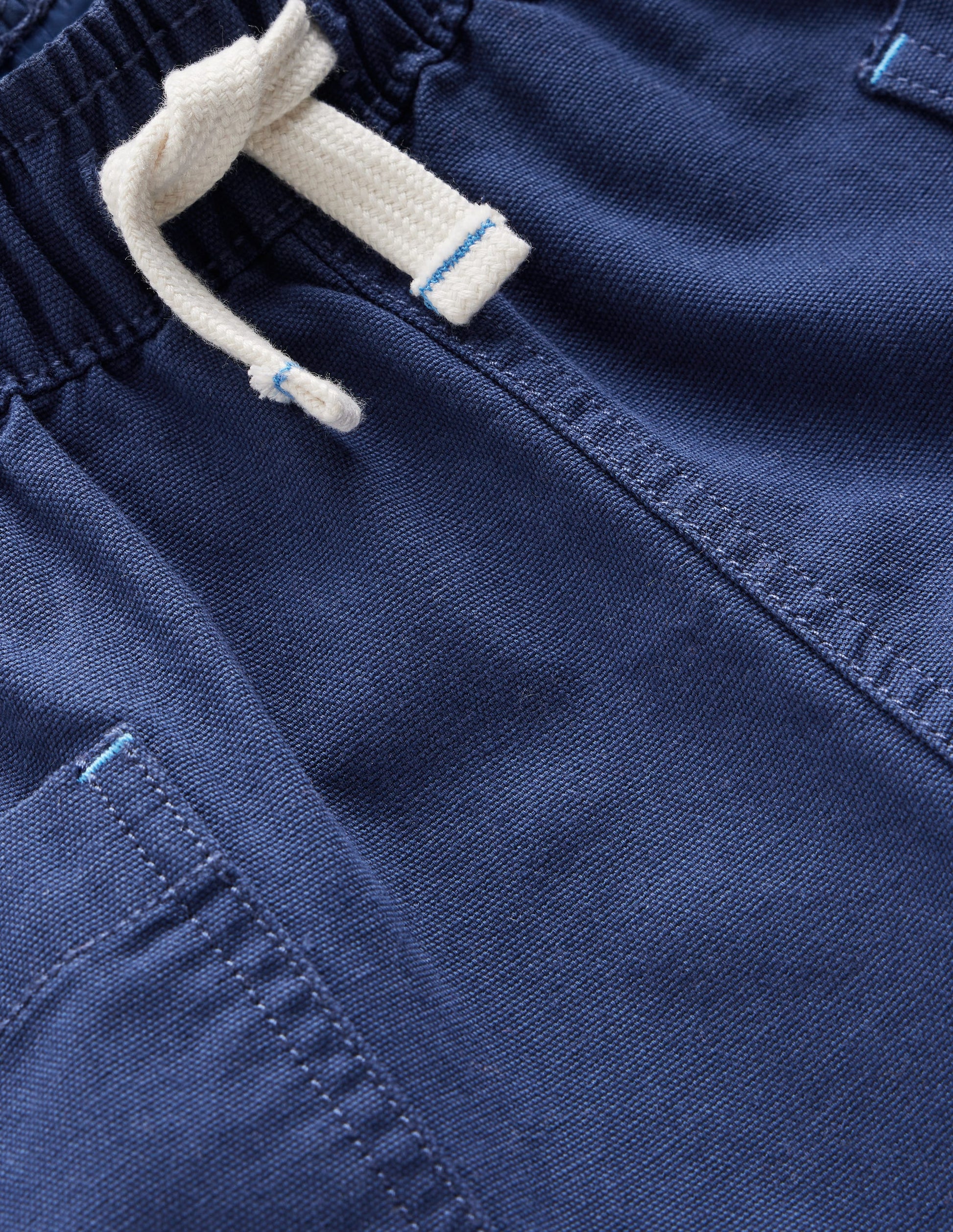 Cotton Pocket Shorts-Medieval Blue-3