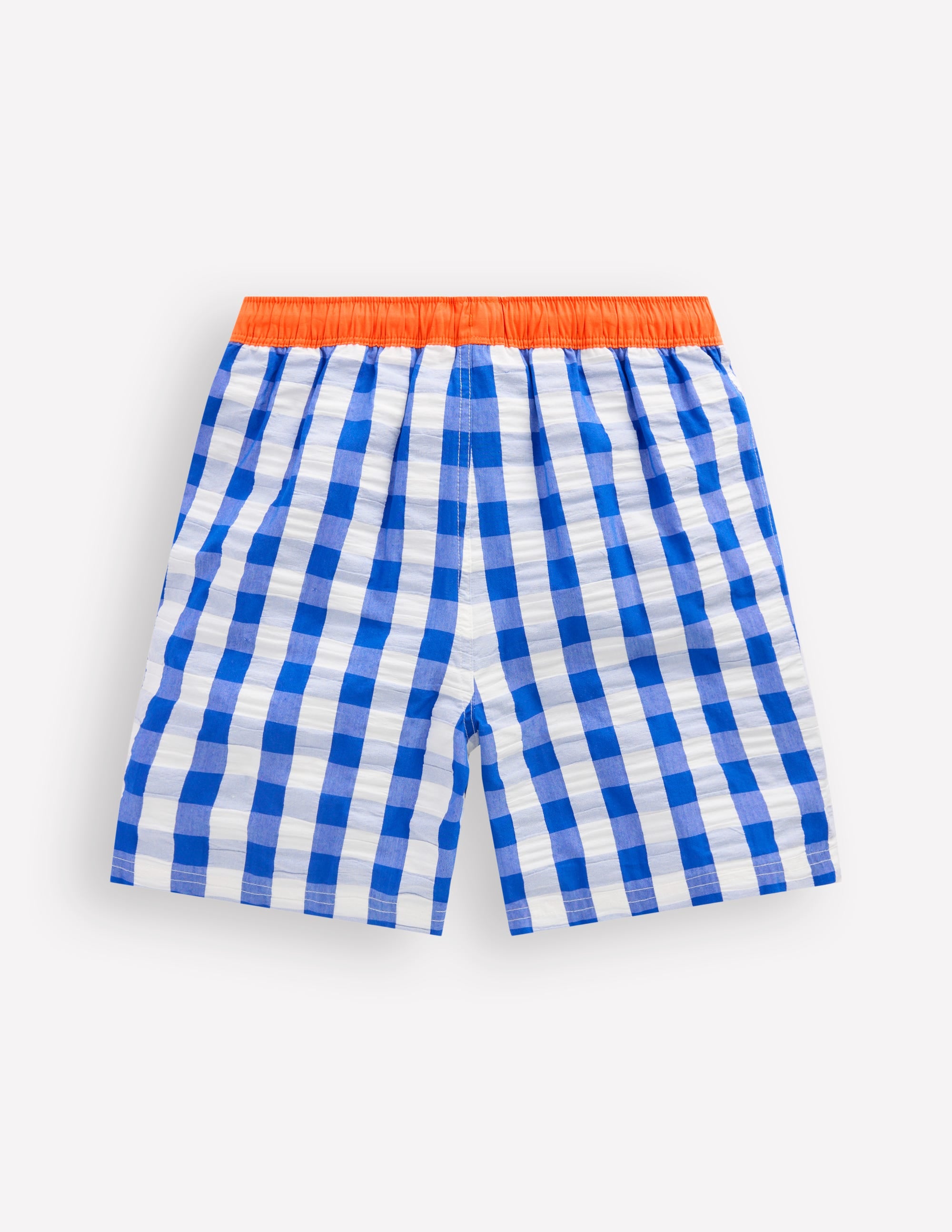 Swim Shorts-Blue Gingham | Boden USA