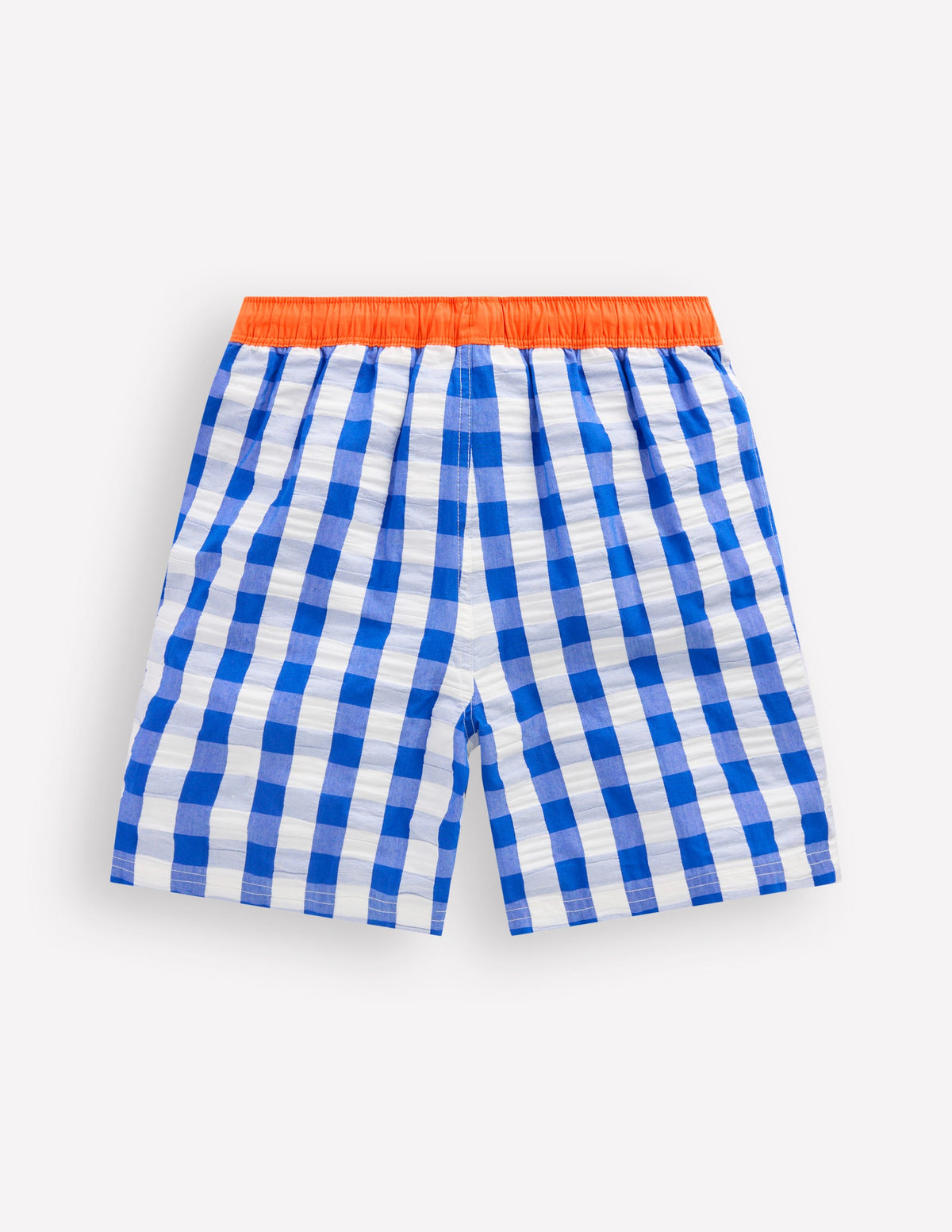 Swim Shorts-Blue Gingham - Image 2