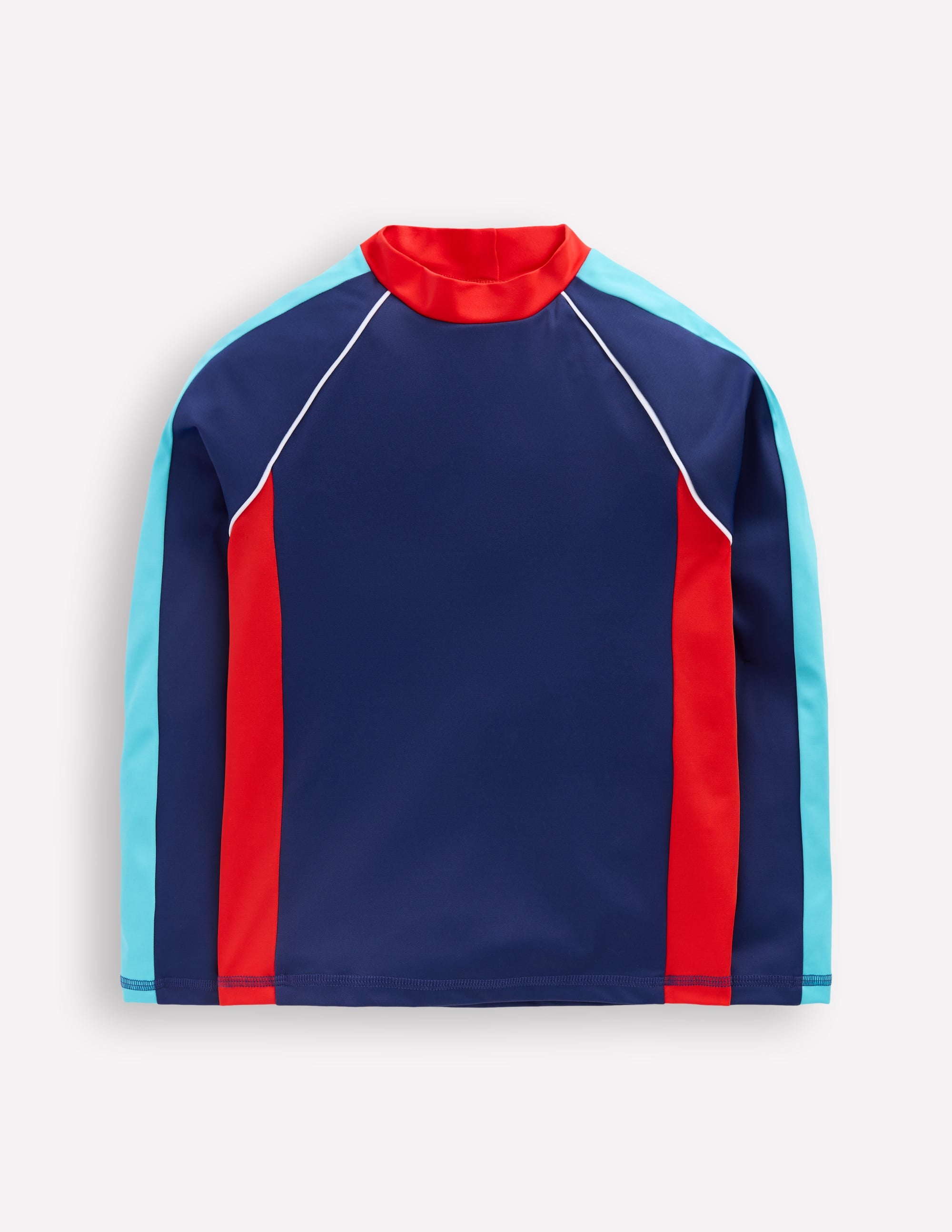 Colour Block Rash Vest-Mazarine Blue - Image 1