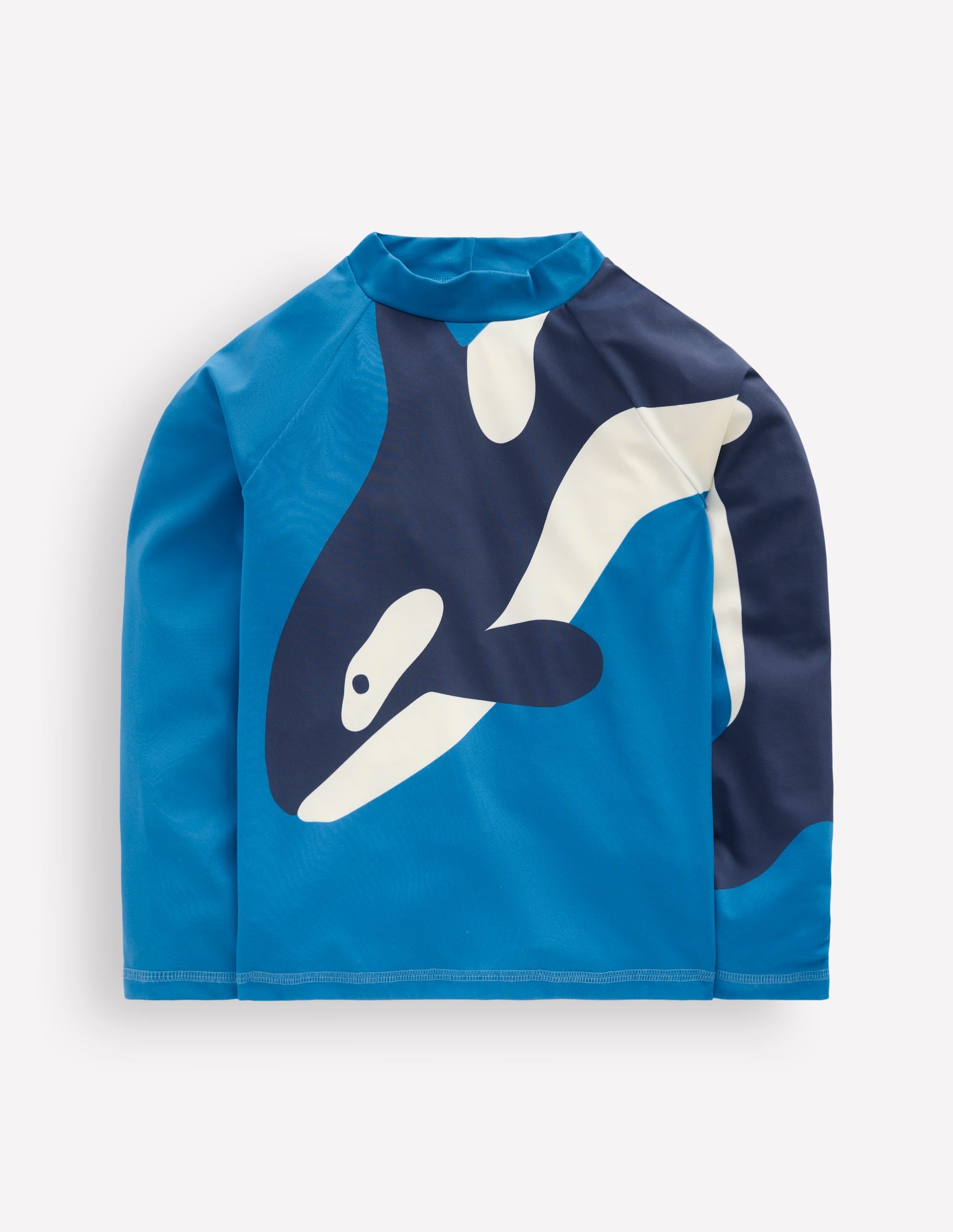 Sun Safe Fun Rash Vest-Swimming Whale - Image 1
