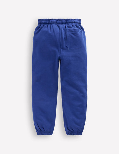 Badge Sweatpants-Blue Dinos-3