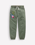 Badge Sweatpants-Green Activity