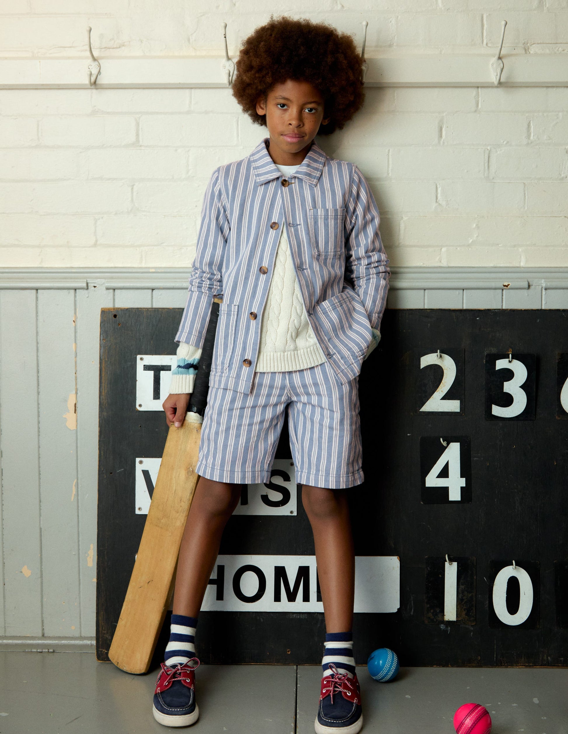 Smart Shorts-Light Blue Stripe-1