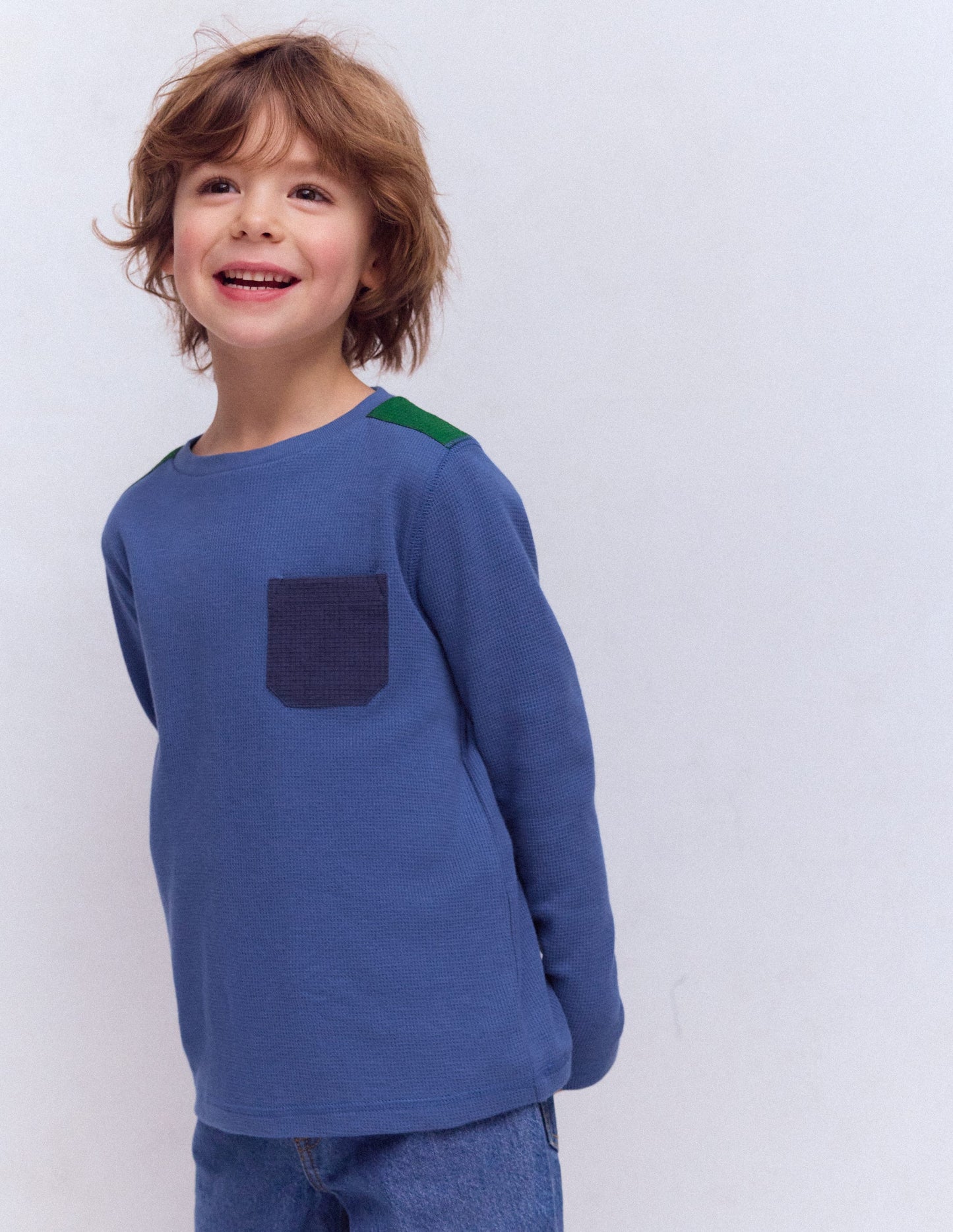 Waffle T-shirt-Regatta Colourblock