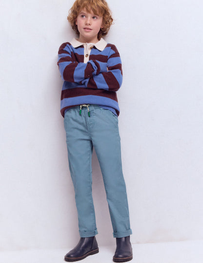 Slim Pull-on Pants-Bering sea-1