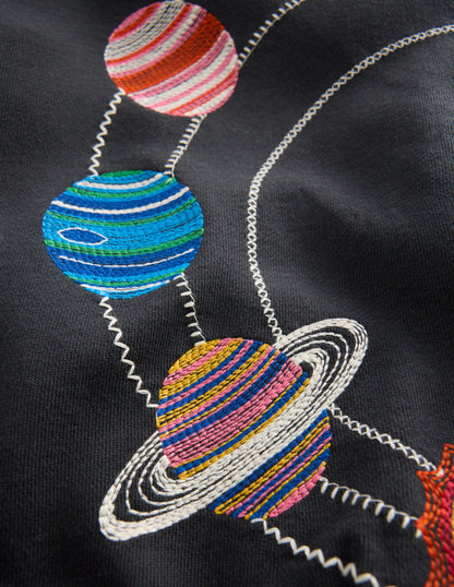 Embroidered Sweatshirt-Shadow Grey Space-6