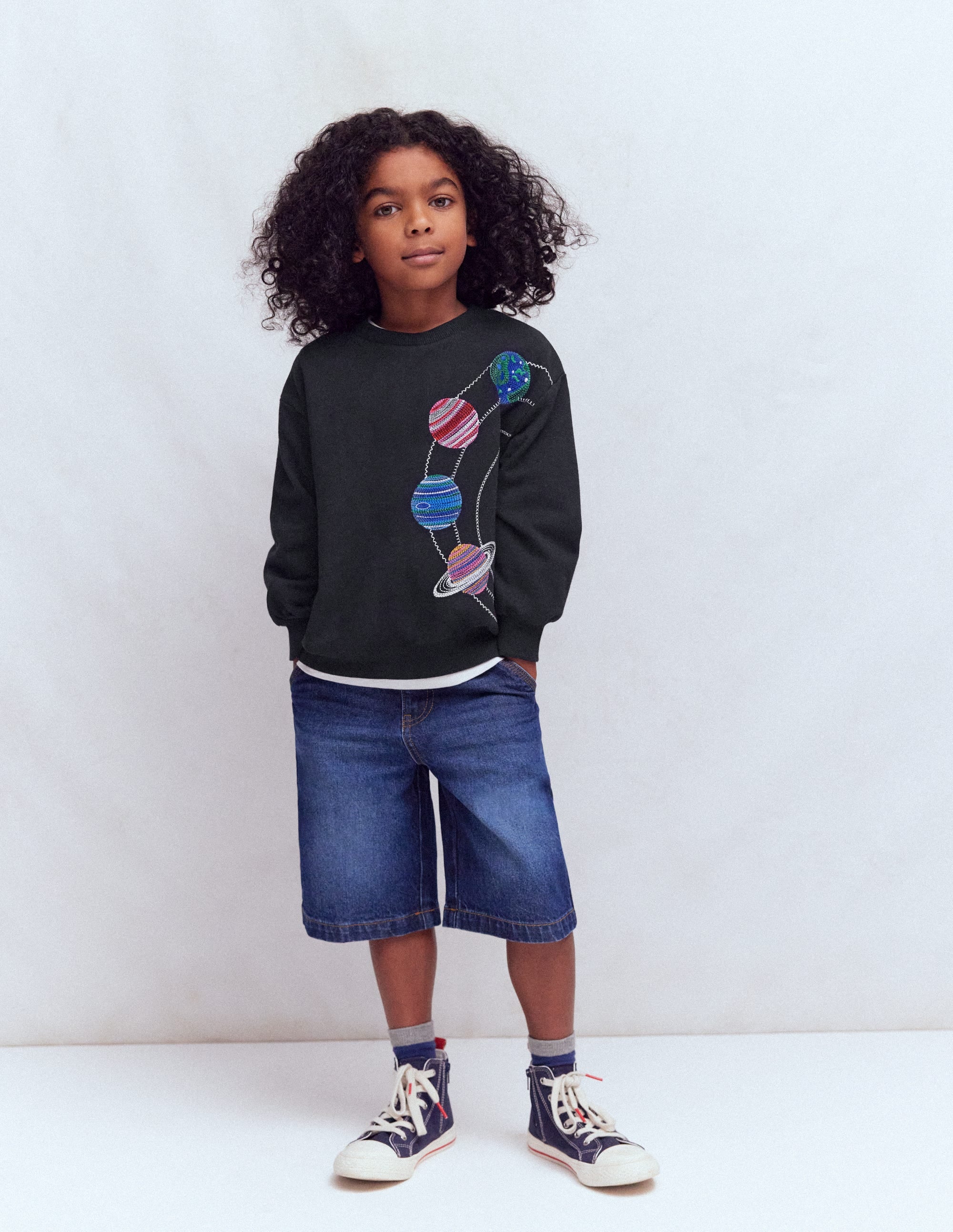Fun Sweatshirt-Shadow Grey Space - Image 1