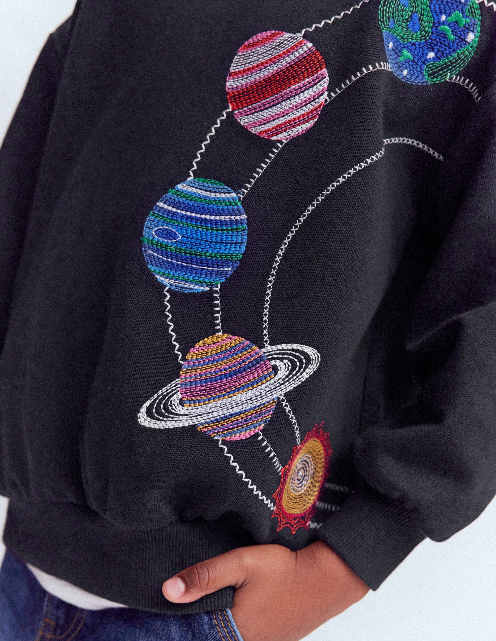 Fun Sweatshirt-Shadow Grey Space - Image 3