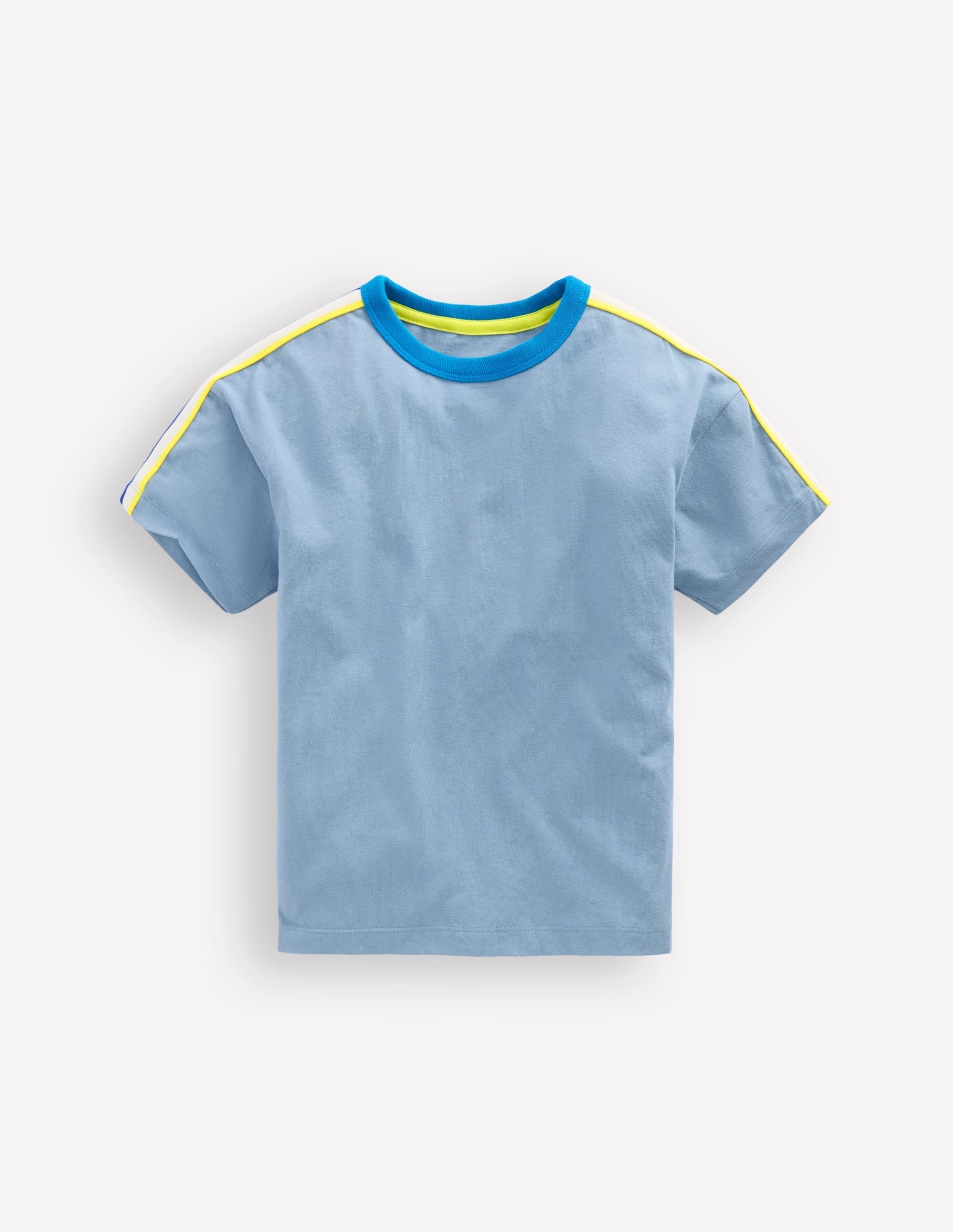 Relaxed Rainbow Tape T-shirt-Regatta Blue - Image 1