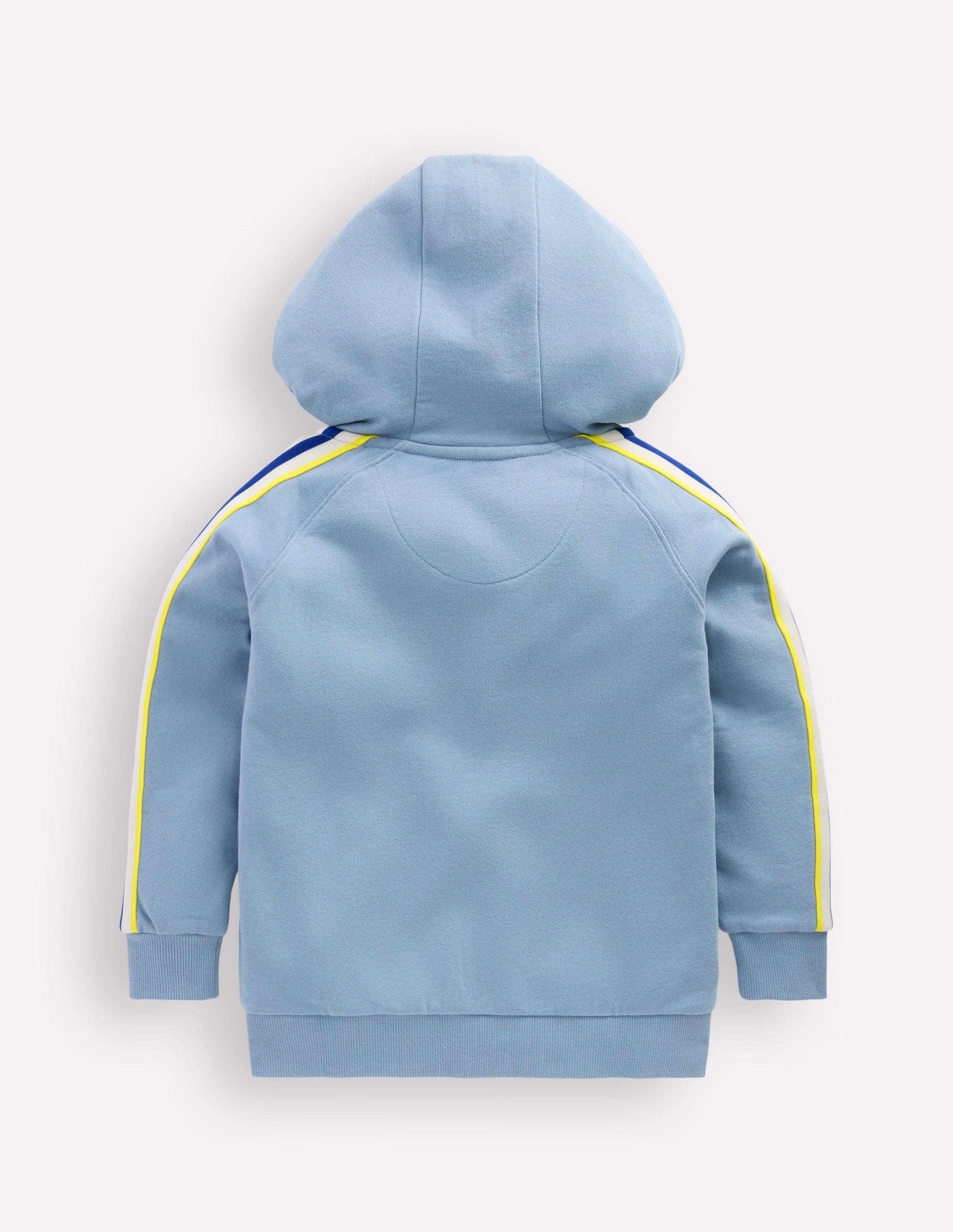 Raglan Zip-through Hoodie-French Blue-2