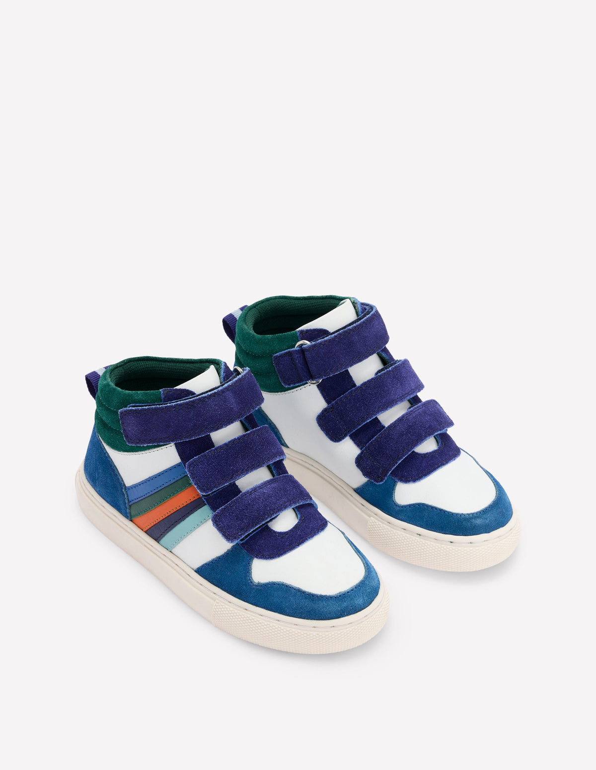 Leather High Tops-Multi Stripe - Image 2