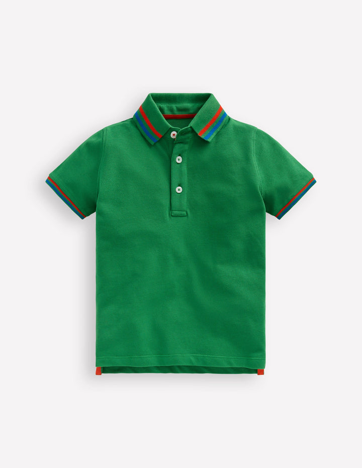 Piqué Polo Shirt-Highland Green