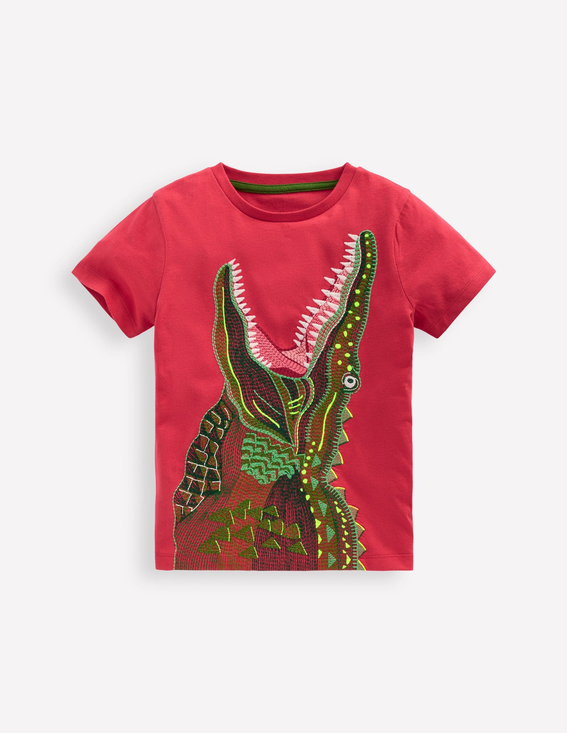 Superstitch T-Shirt-Red Crocodile-1